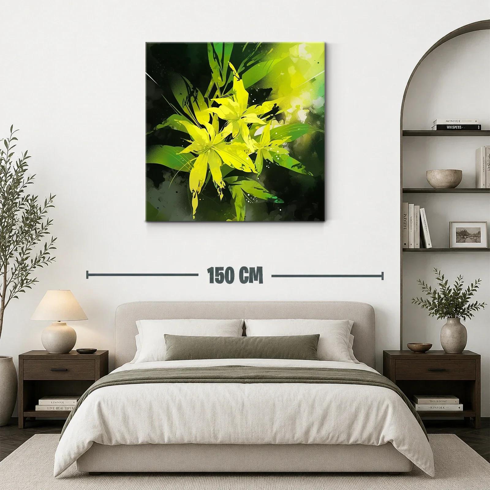 Lágrimas de luz en flores amarillas vibrantes — miniatura 3