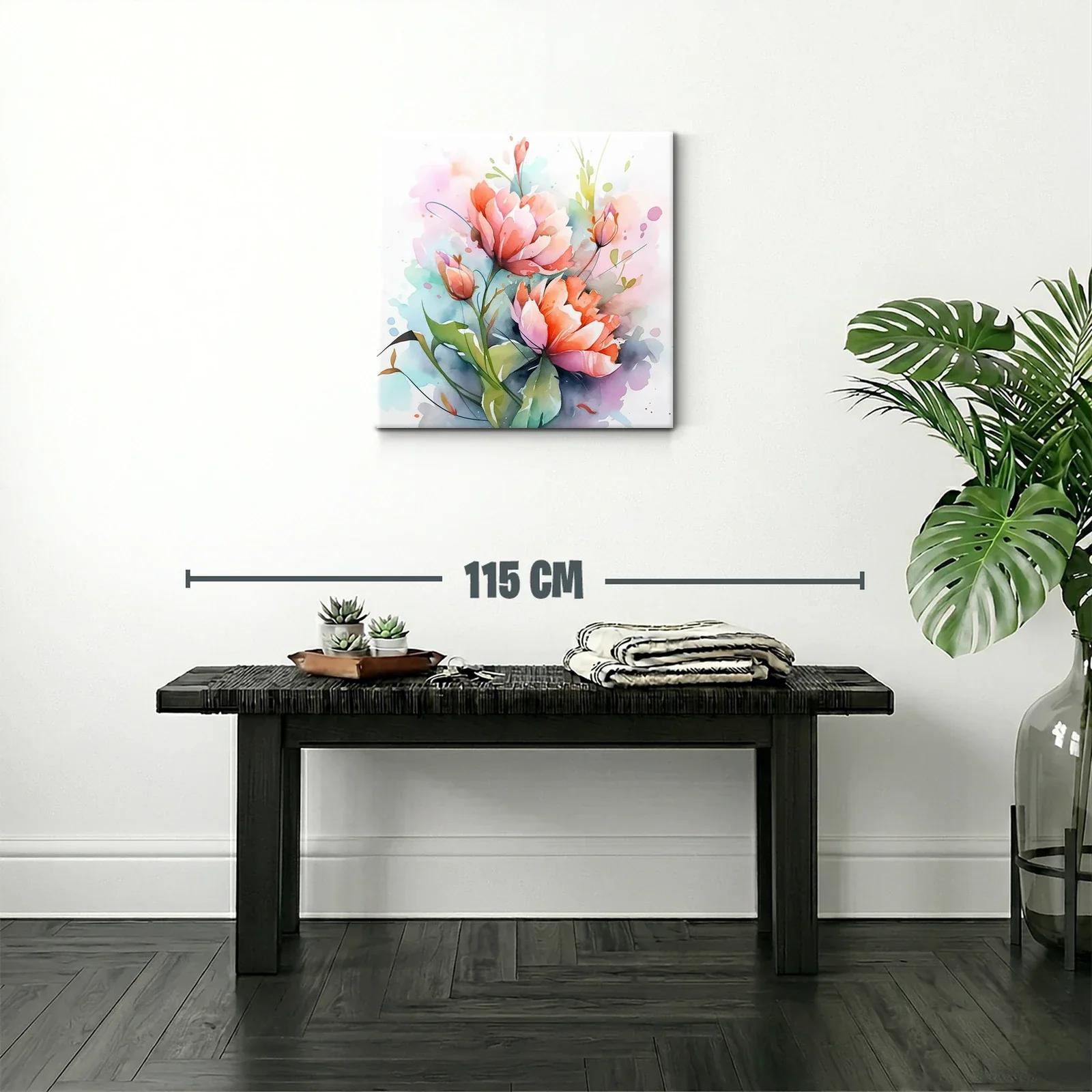 Flores vibrantes con tonos suaves y naturaleza delicada — miniatura 2