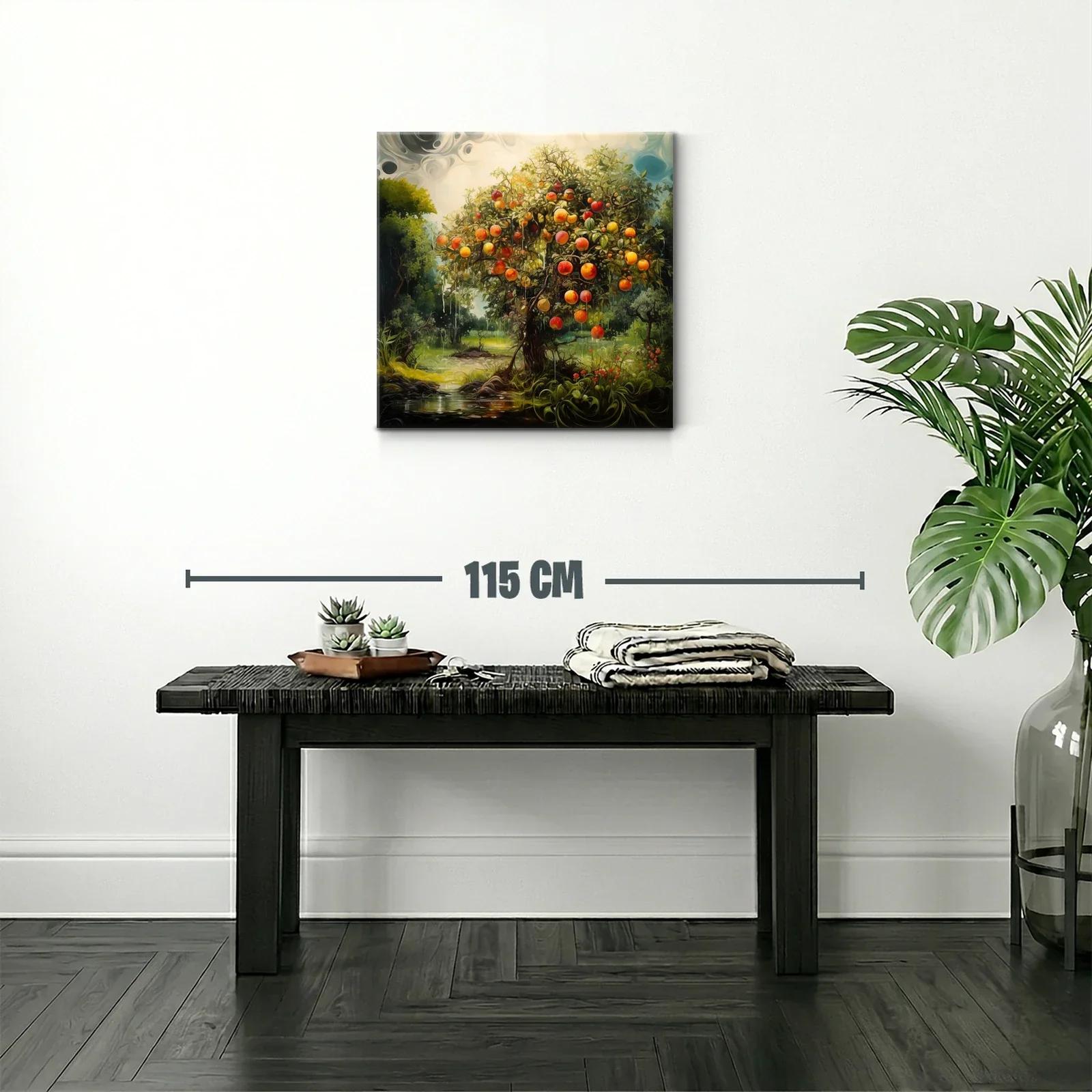 Árbol frutal vibrante en paisaje natural exuberante — miniatura 2