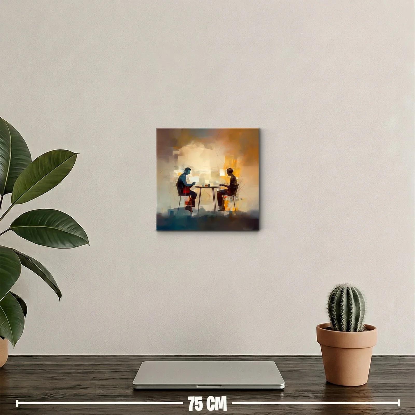 Encuentro íntimo entre sombras y luces cálidas — miniatura 2