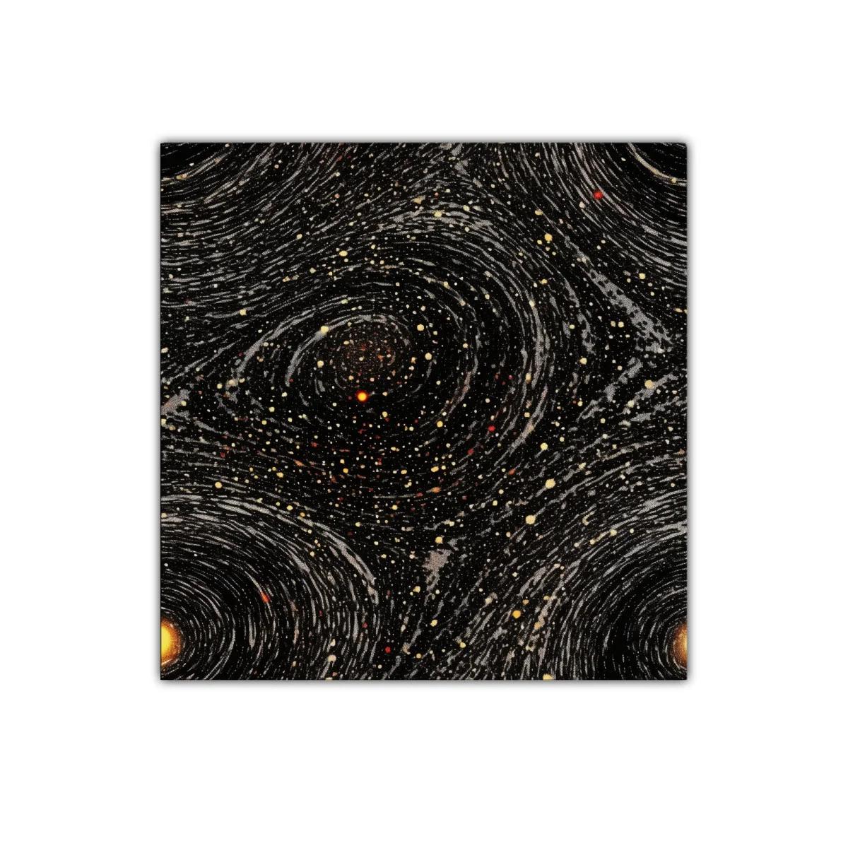 Abstracción cósmica con espirales y destellos estelares — miniatura 1
