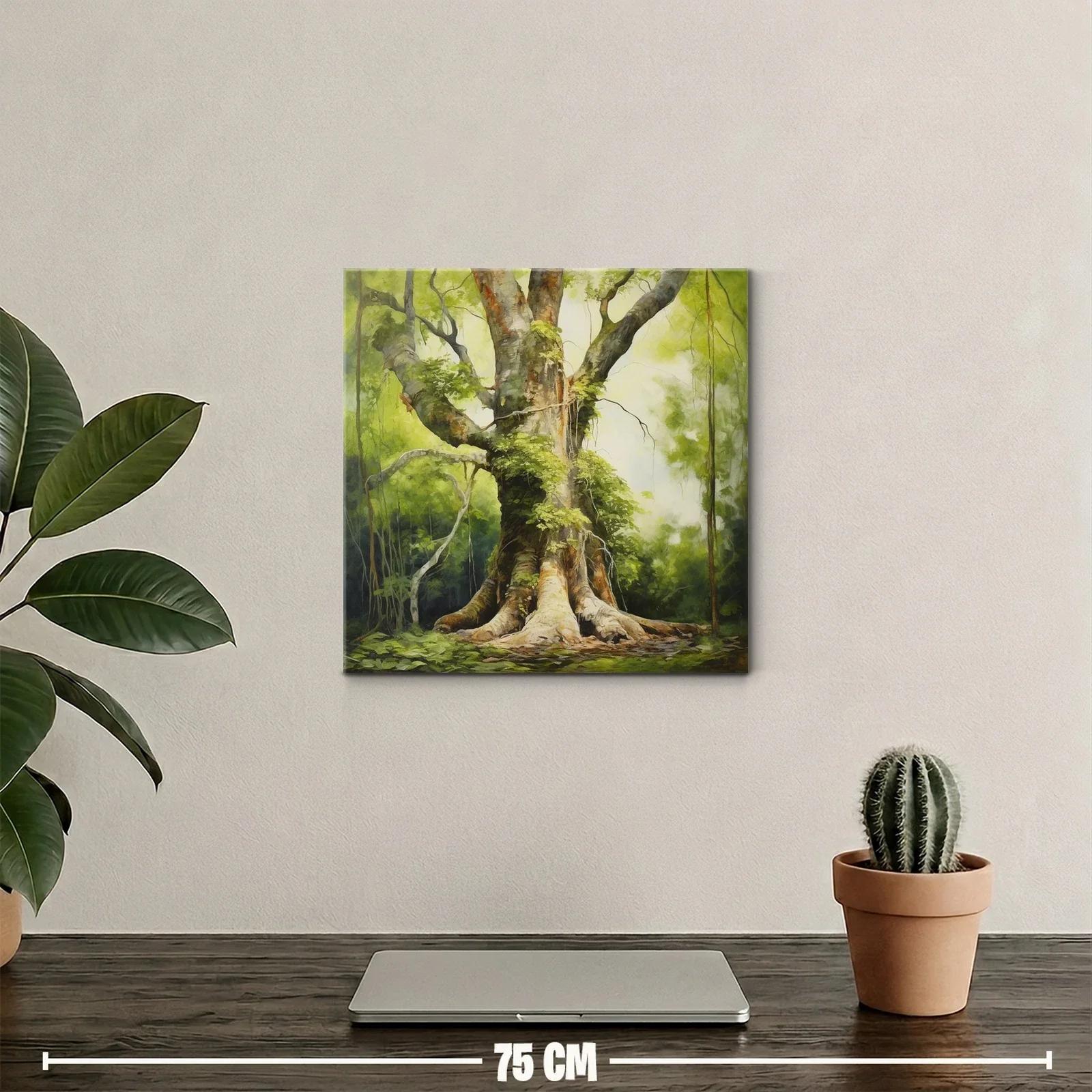 Imponente árbol que simboliza fuerza y conexión natural — miniatura 2