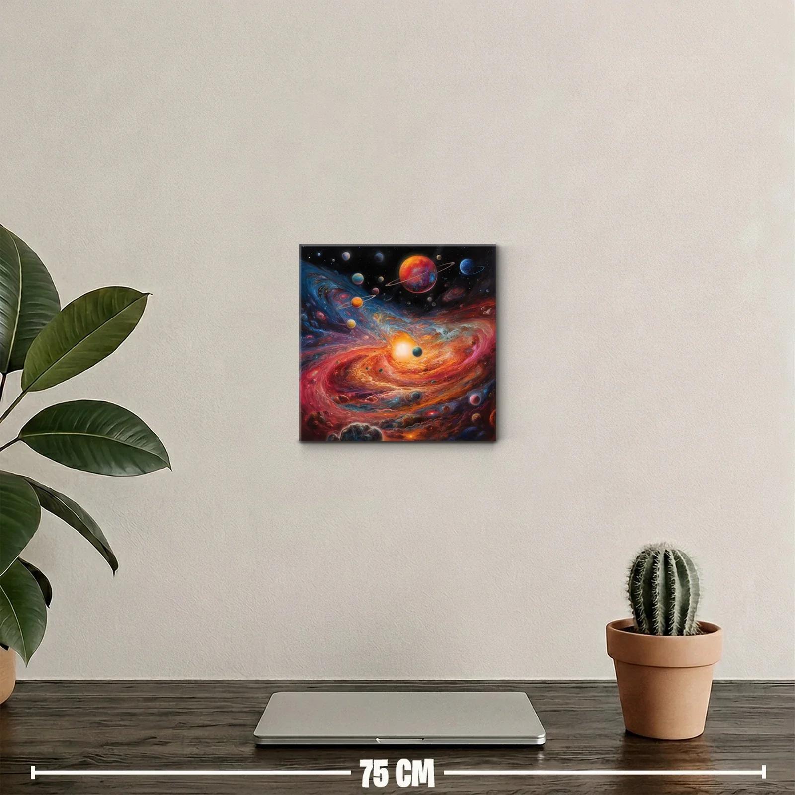 Espectacular universo cósmico en colores vibrantes y dinámicos — miniatura 2