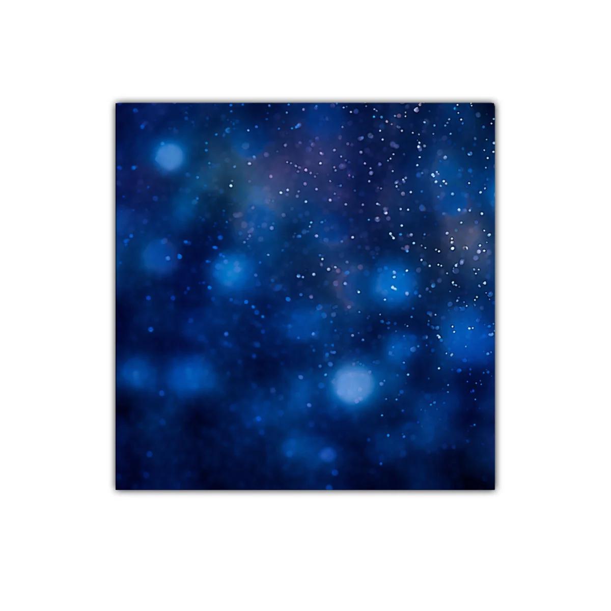 Abstracción cósmica en tonos azules brillantes — imagen principal
