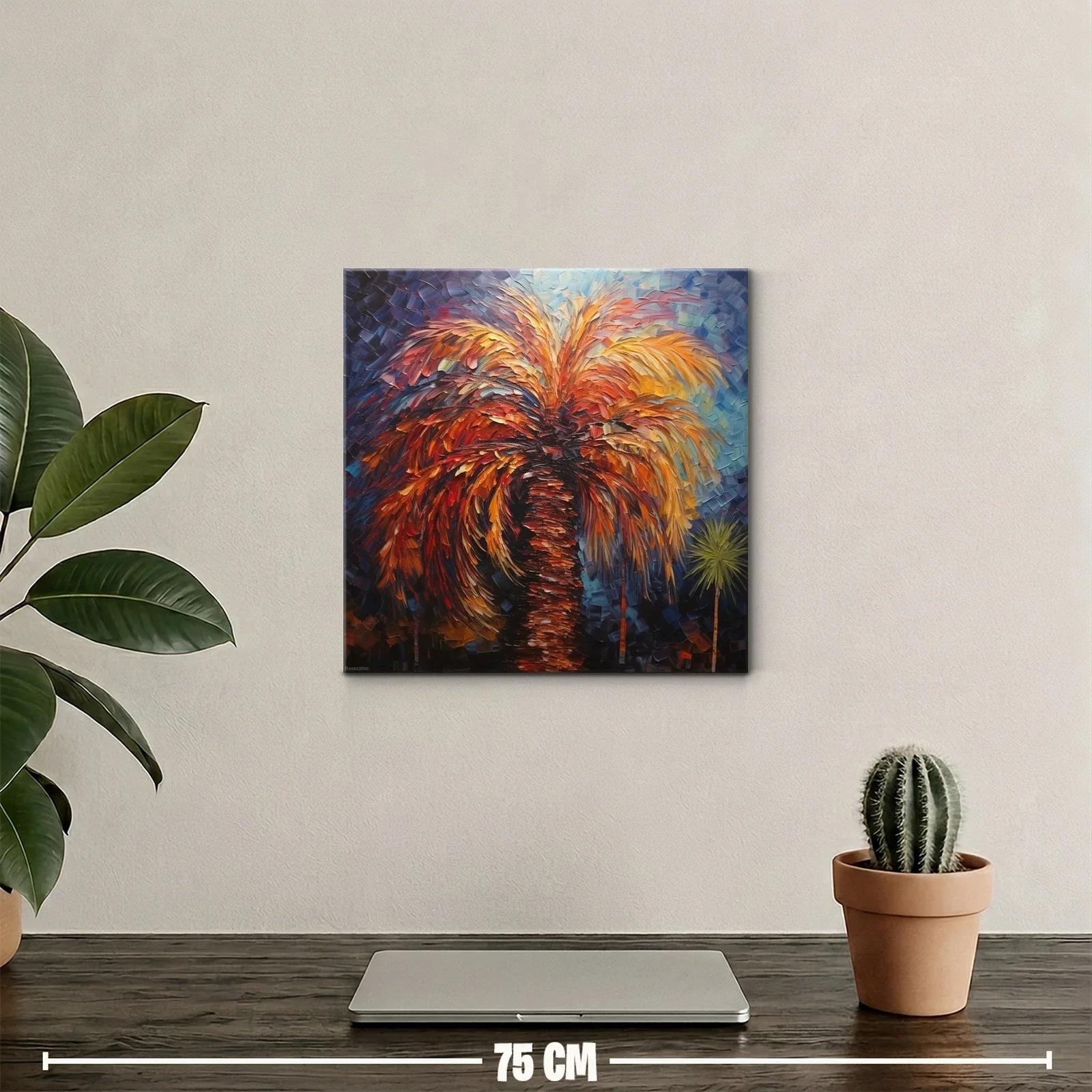 Palmira luminosa en tonos cálidos y vibrantes — miniatura 2