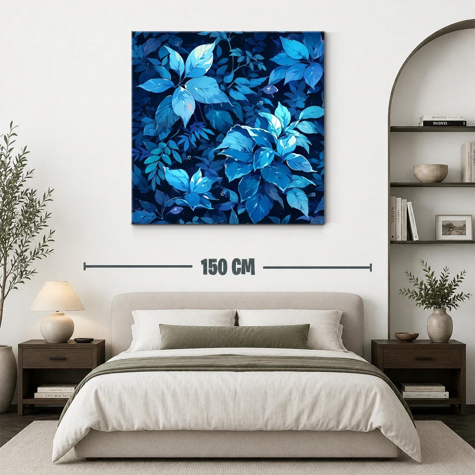 Elegancia natural en tonos azules de follaje exuberante — miniatura 3