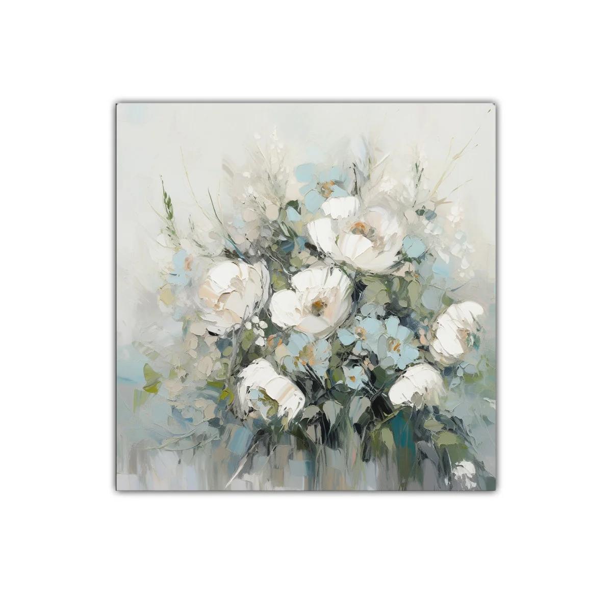 Cuadro decorativo con ramo delicado en tonos pastel — imagen principal