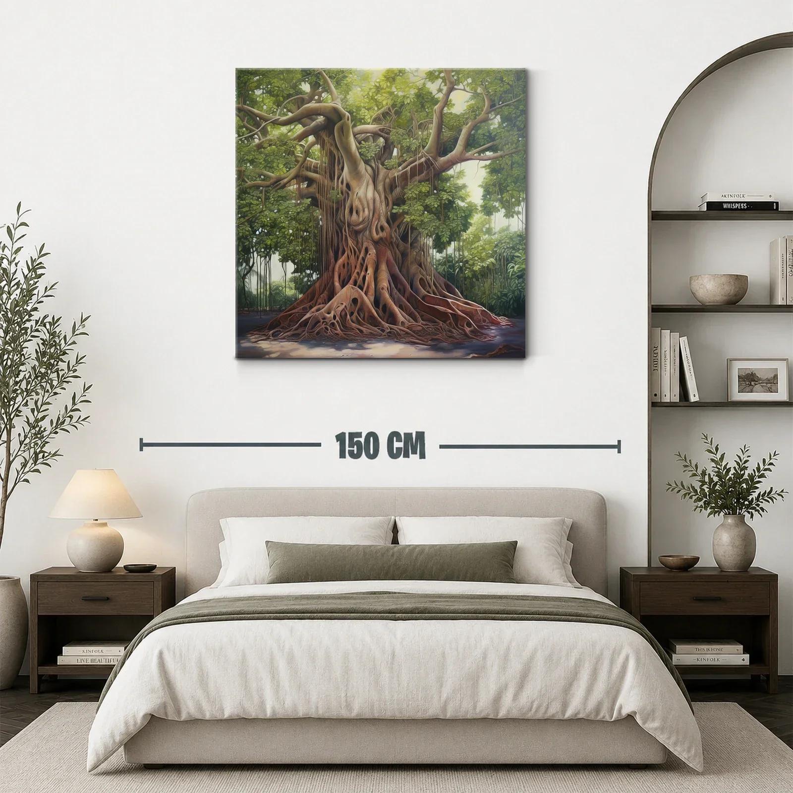 Majestuoso árbol antiguo lleno de vida y misterio natural — miniatura 3