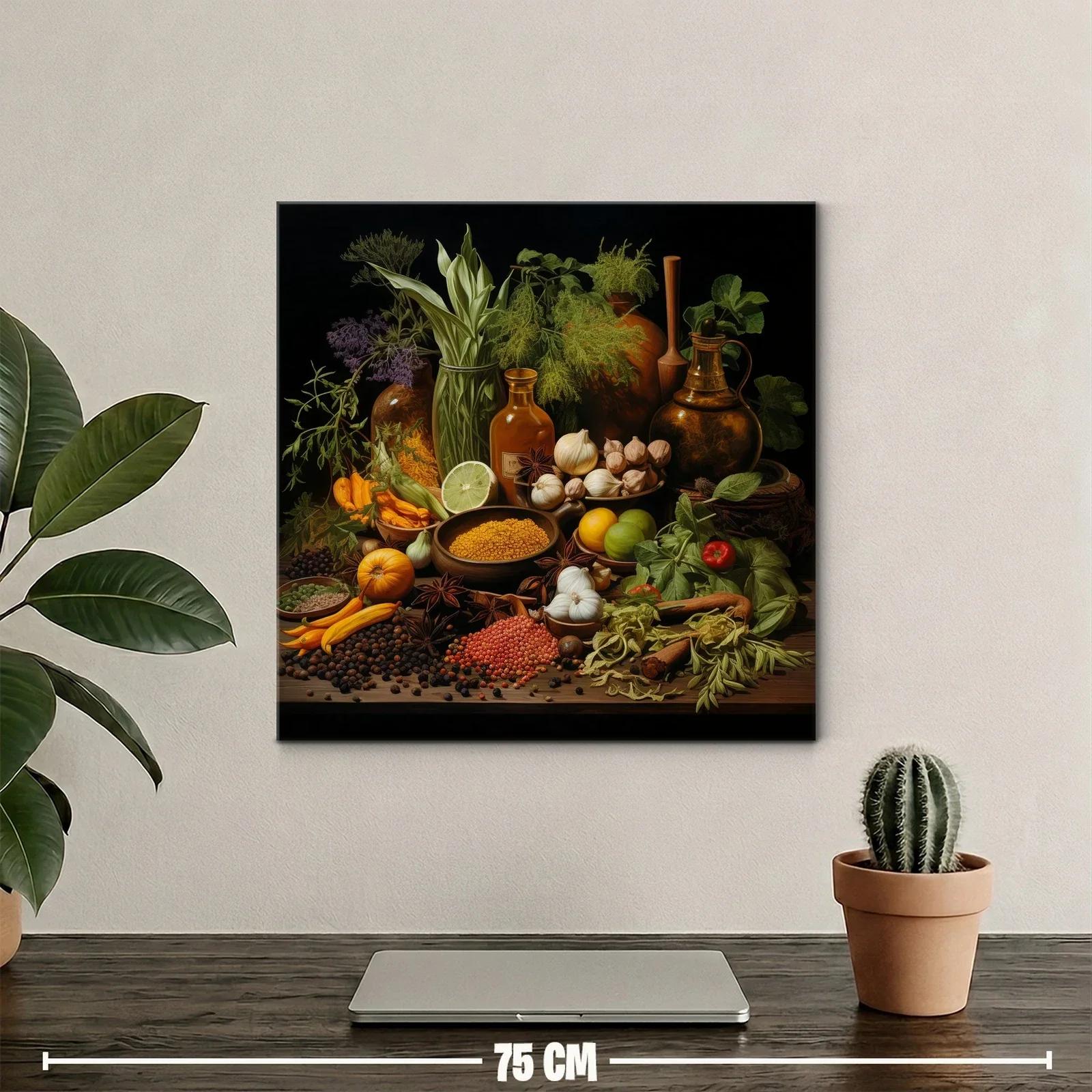 Composición clásica de especias y hierbas naturales — miniatura 2