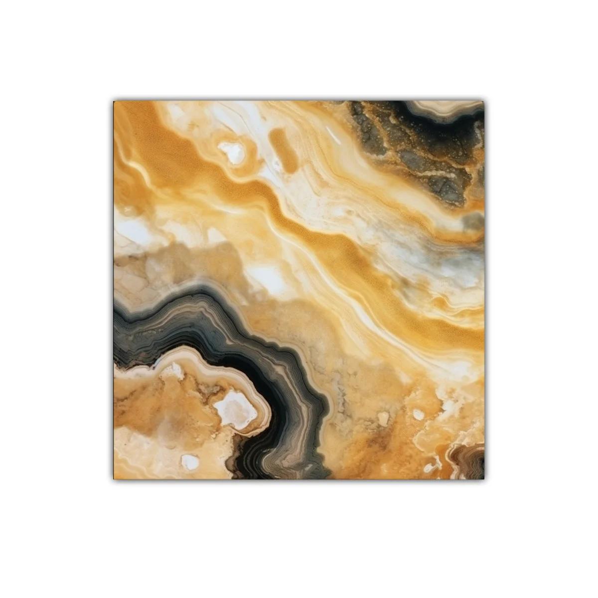 Arte abstracto con tonos cálidos y terrosos para interiores modernos