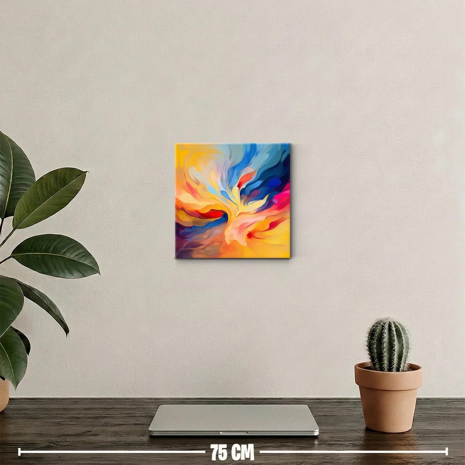 Explosión vibrante de color y movimiento dinámico — miniatura 2