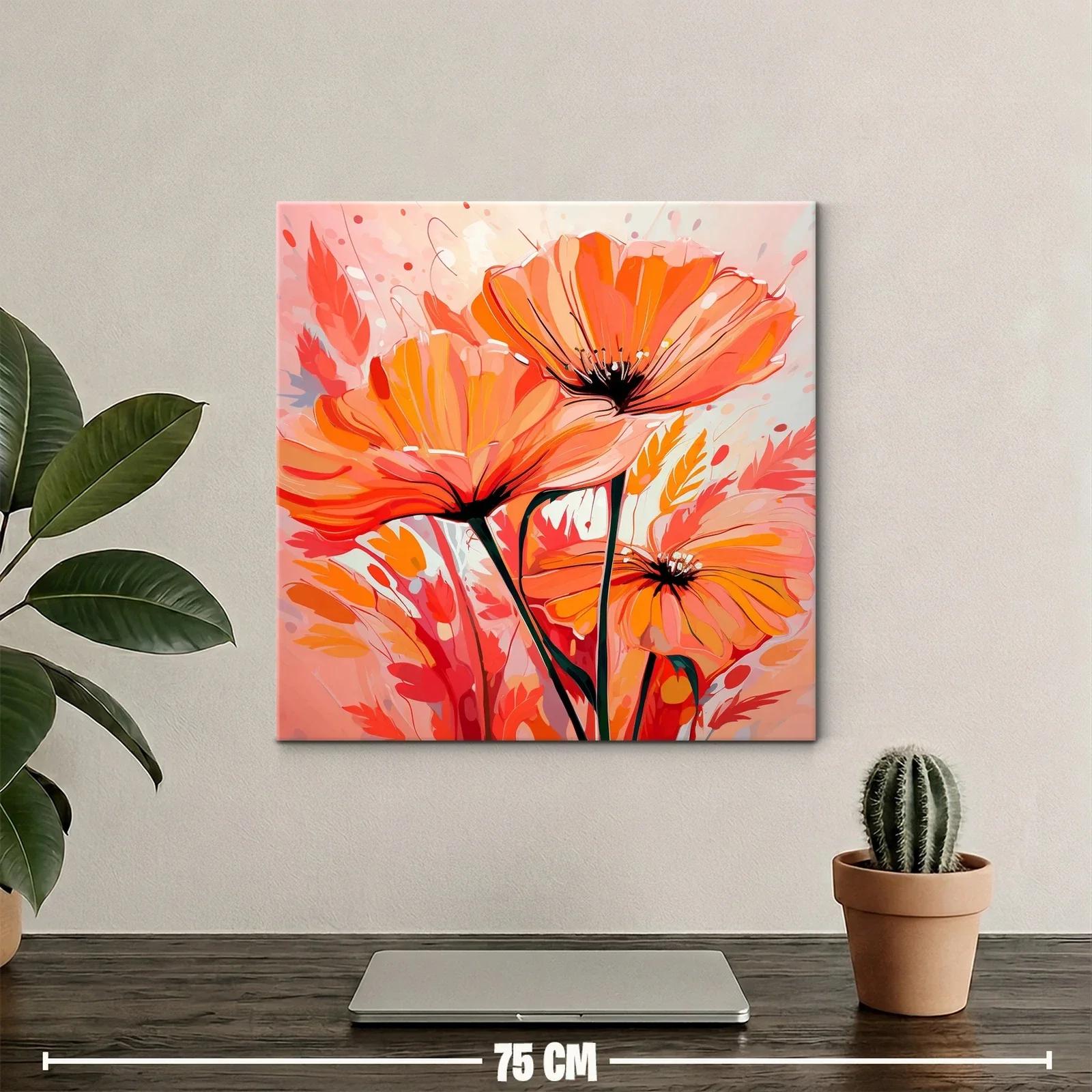Armonía floral en tonos cálidos para tu espacio — miniatura 2