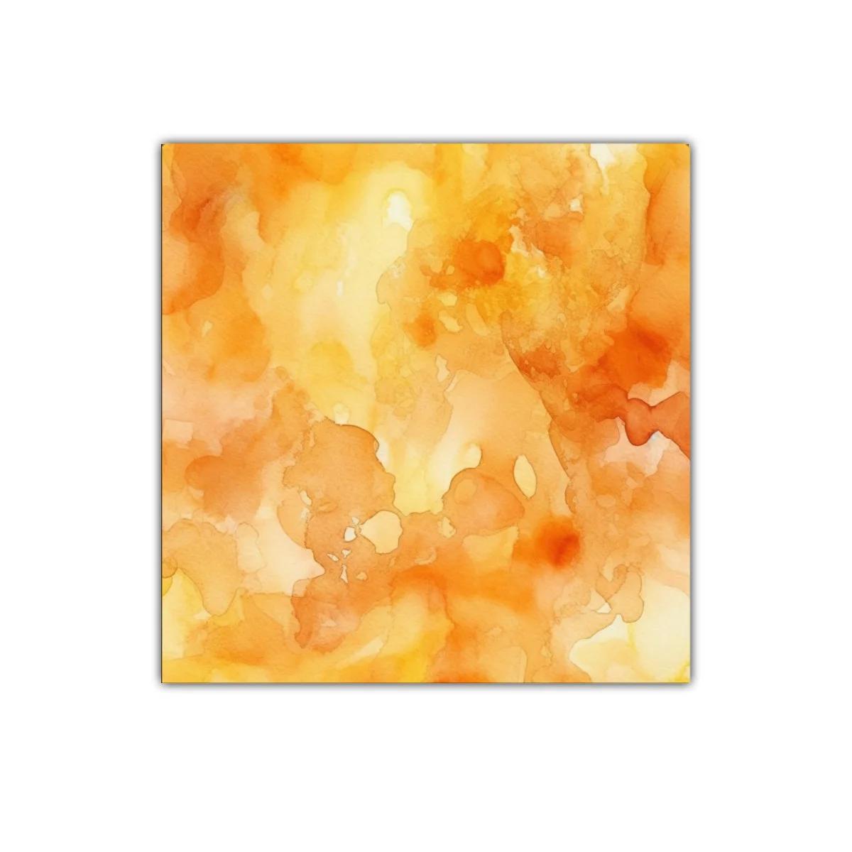 Cuadro decorativo con tonos cálidos y vibrantes en tonos naranjas — imagen principal