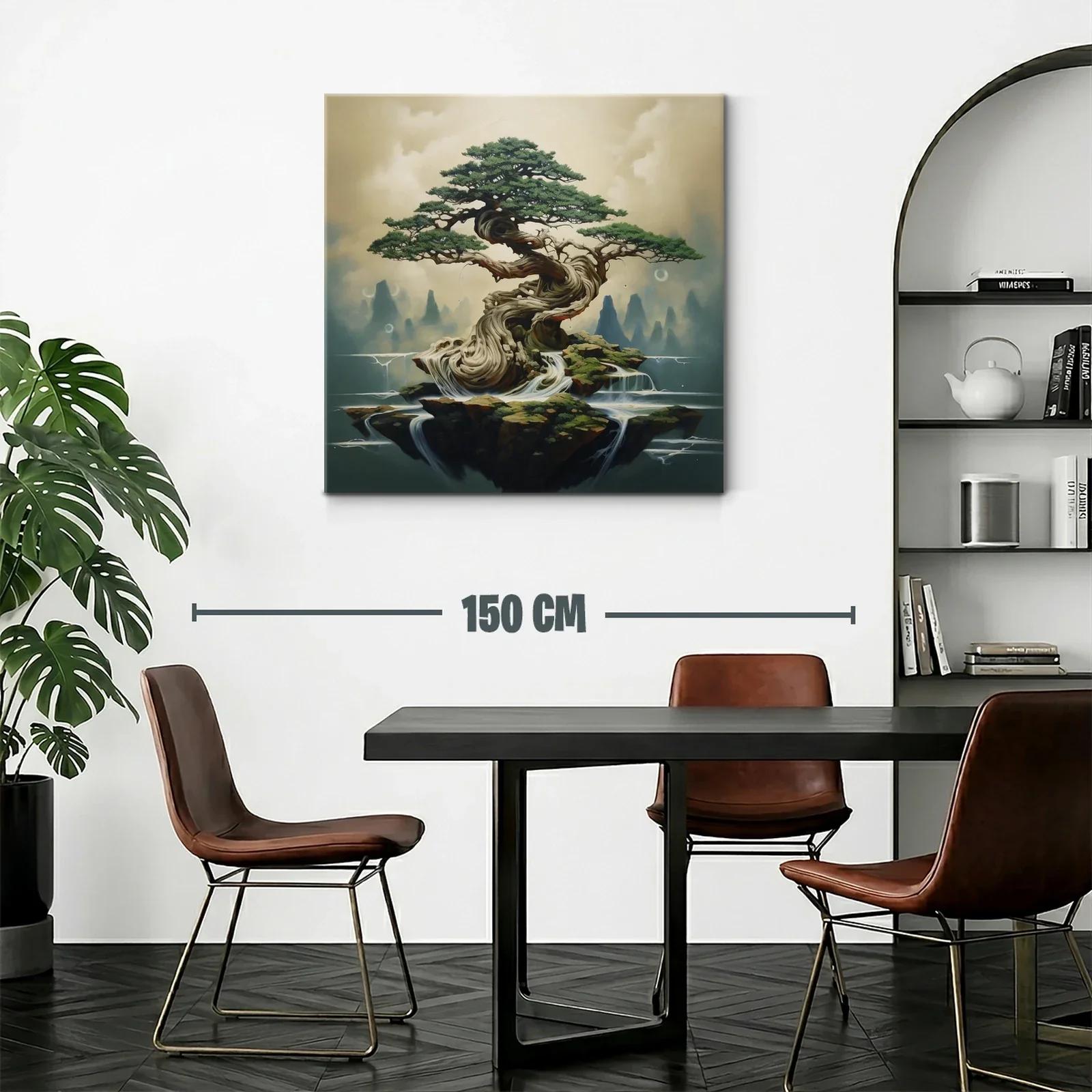 Árbol místico entre aguas y rocas flotantes — miniatura 2