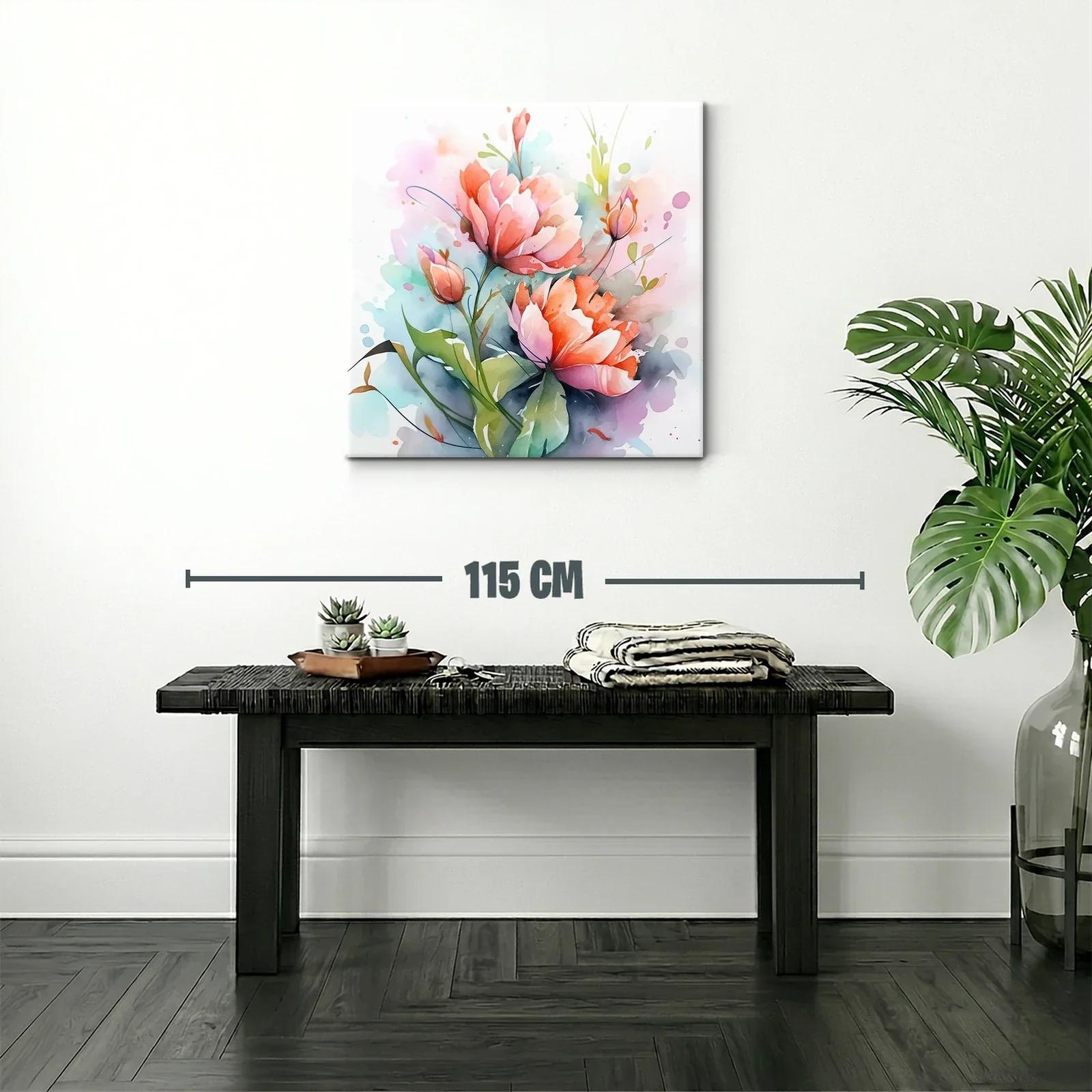 Flores vibrantes con tonos suaves y naturaleza delicada — miniatura 2