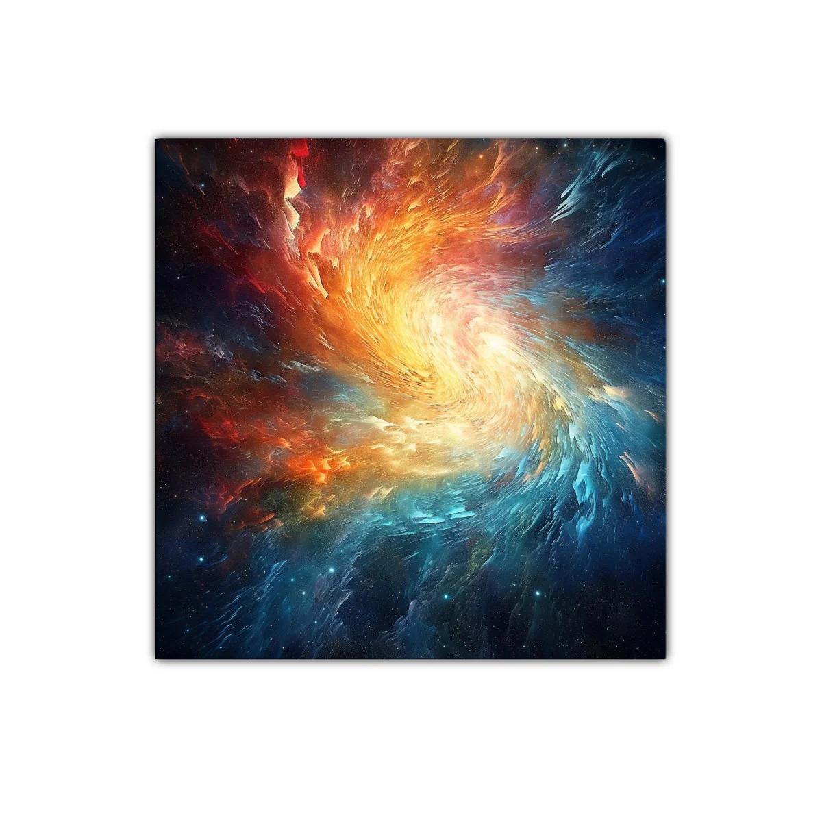 Explosión Cósmica de Color y Luz Energética — miniatura 1