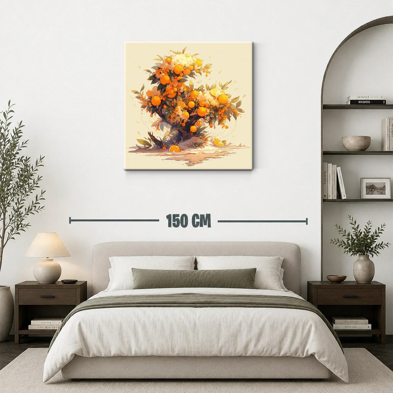 Árbol de naranjas vibrante y lleno de vida — miniatura 3
