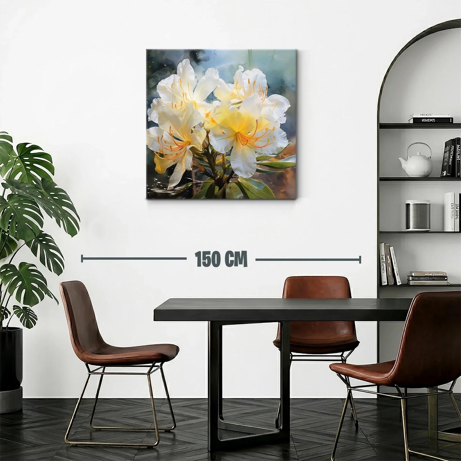 Elegancia natural en flores blancas y amarillas suaves — miniatura 2