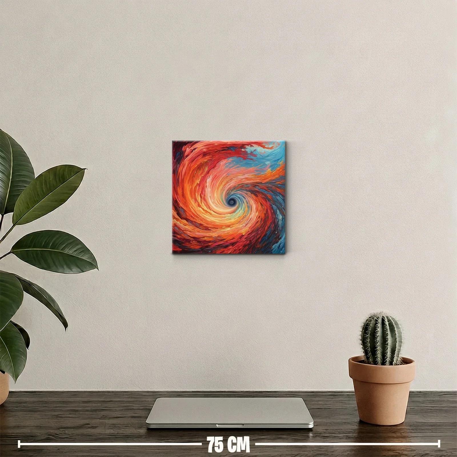 Explosion de color y movimiento en espiral vibrante — miniatura 2
