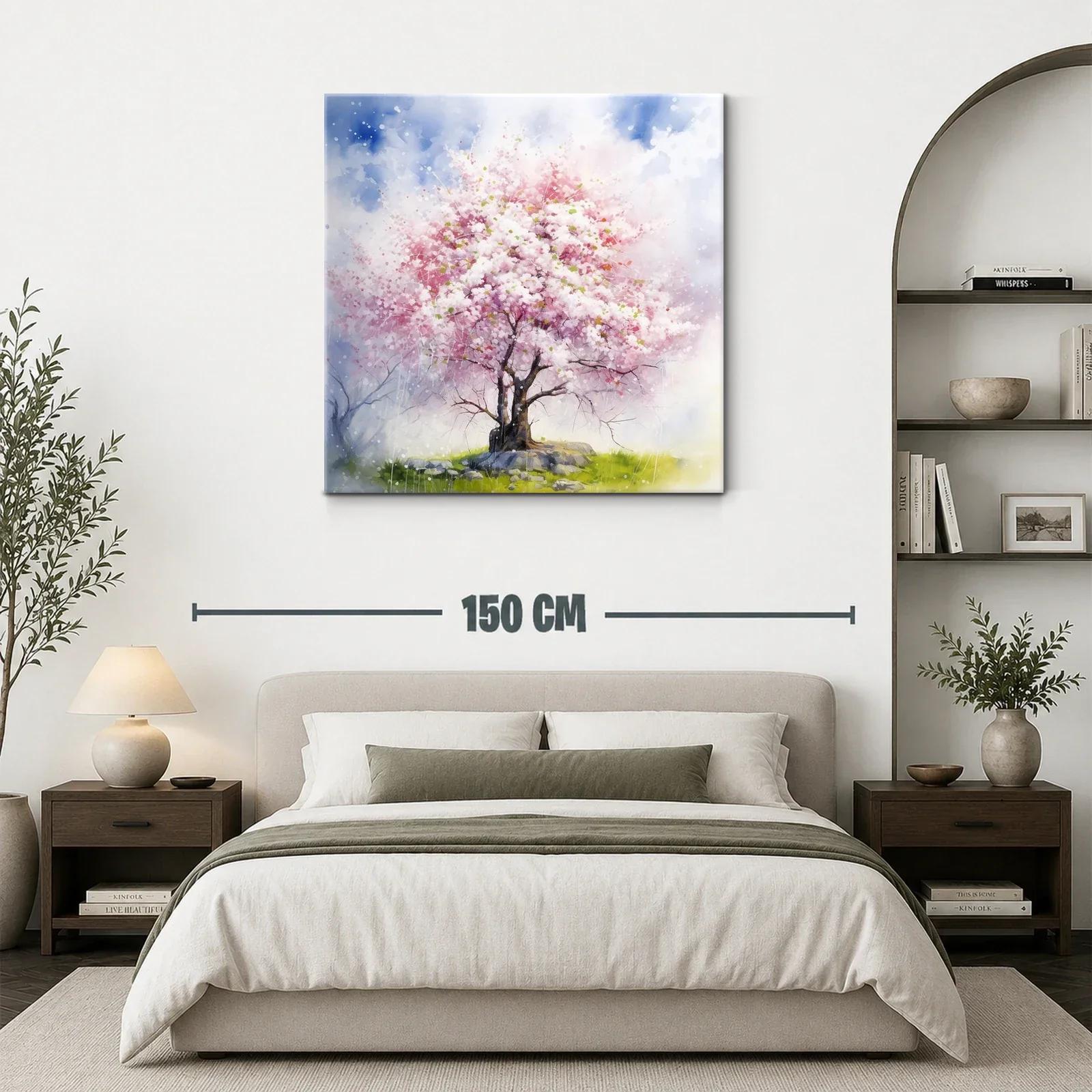 Árbol floreciente con tonos suaves y delicados — miniatura 3