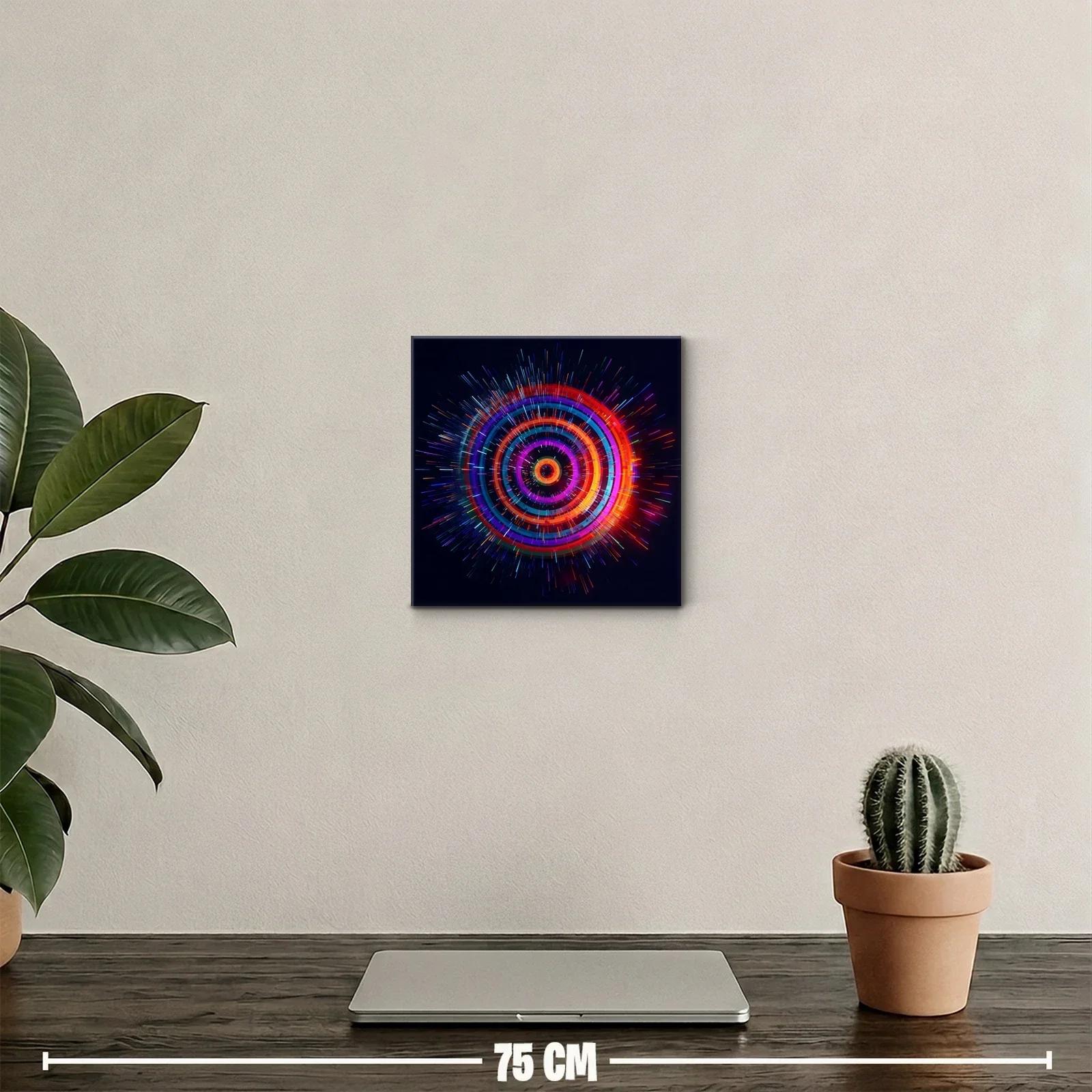 Explosión Circular de Colores Vibrantes y Dinámicos — miniatura 2