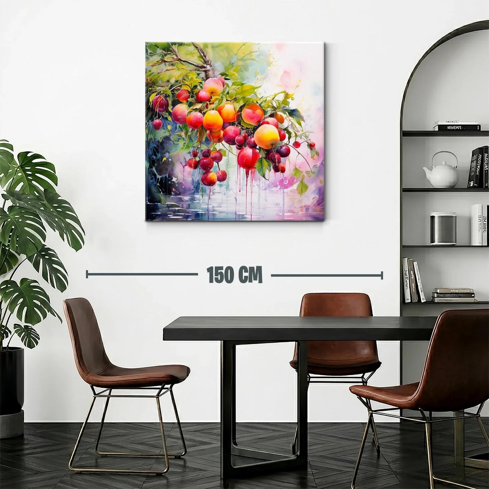 Frutos vibrantes colgantes en composición llena de vida — miniatura 2