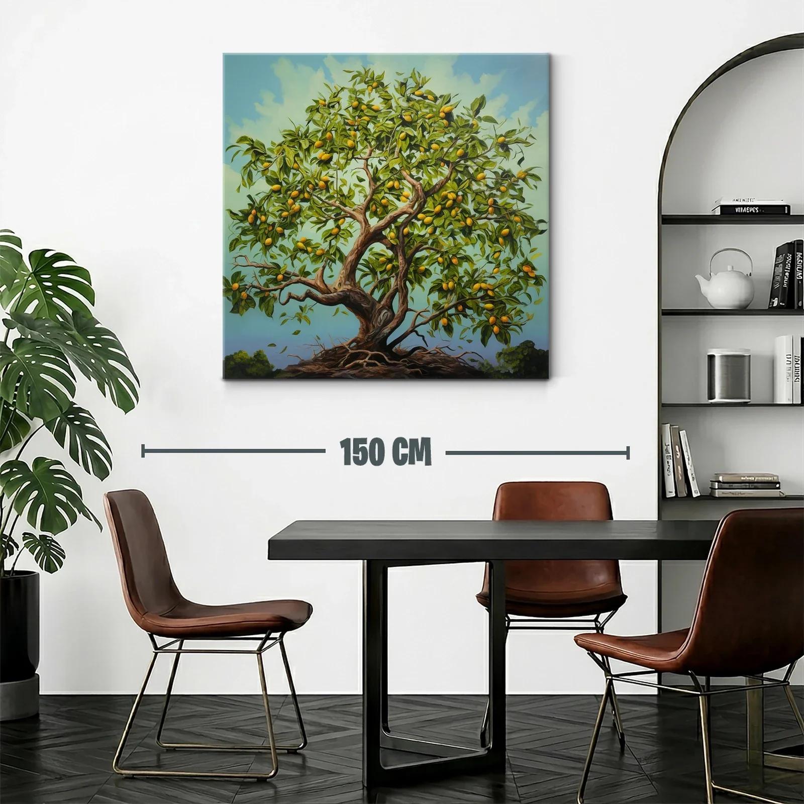 Árbol frutal con frutos cítricos en plena vitalidad — miniatura 2