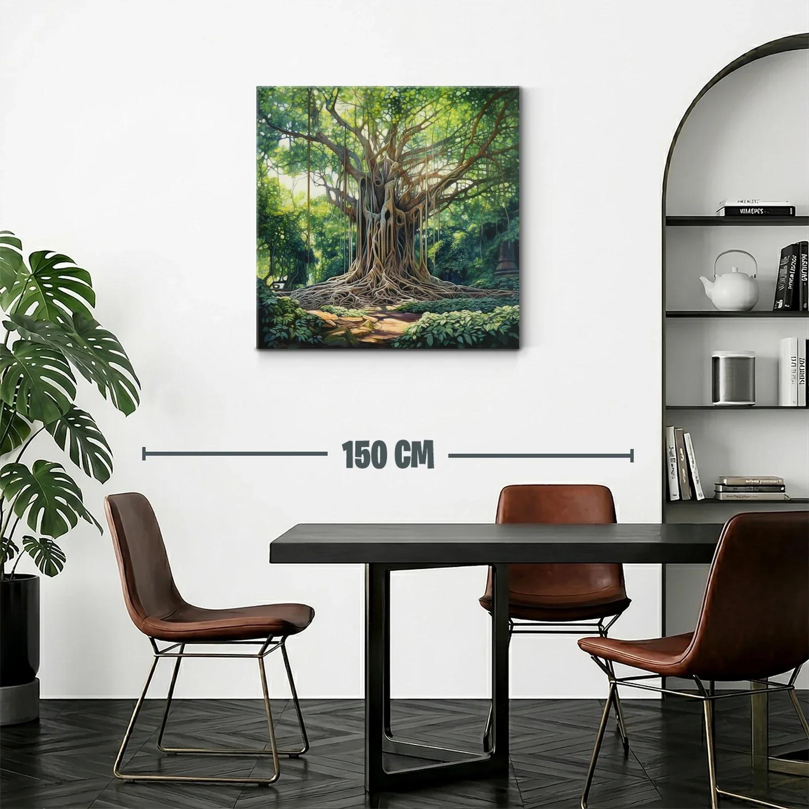 Impresionante árbol antiguo bajo la luz del sol — miniatura 2