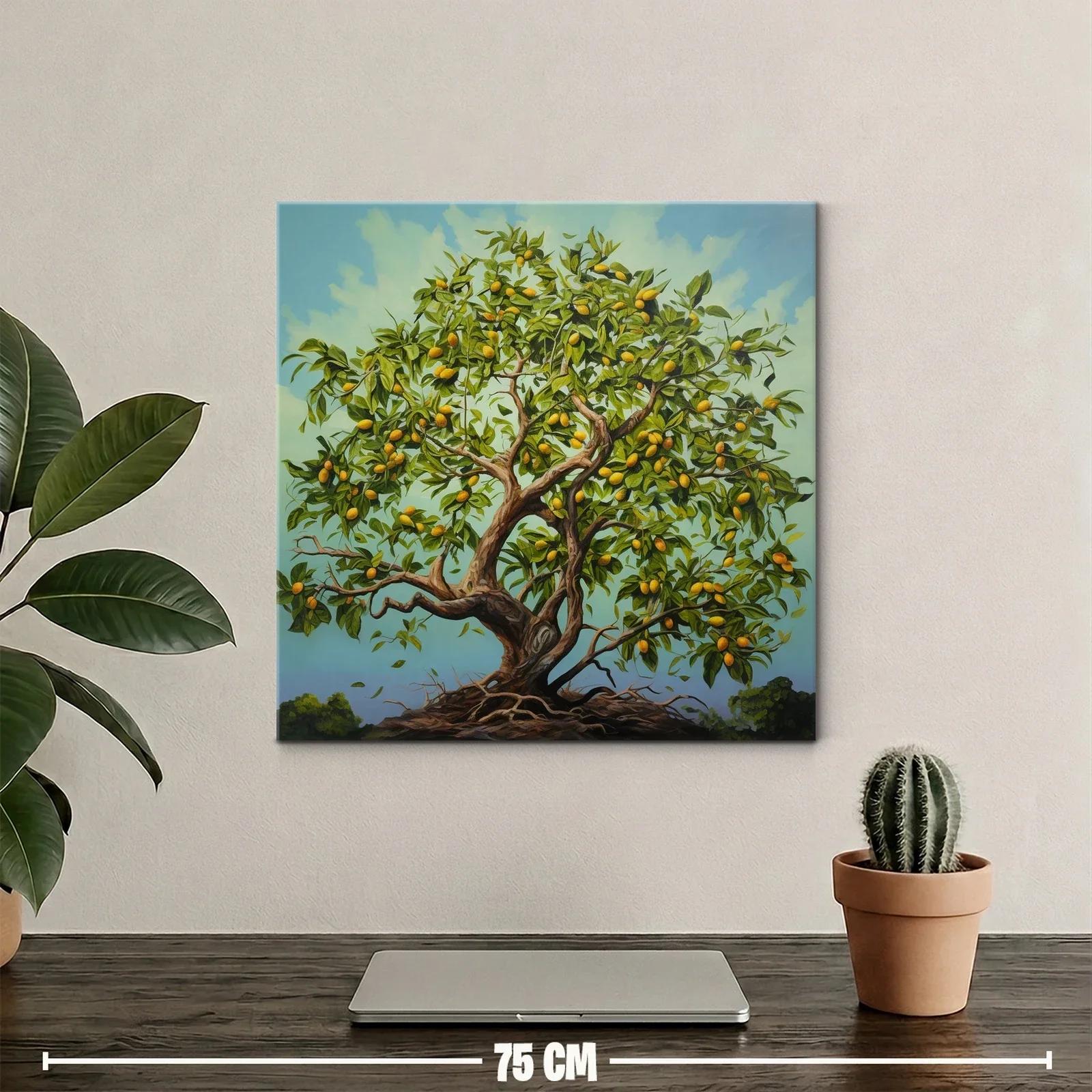 Árbol frutal con frutos cítricos en plena vitalidad — miniatura 2