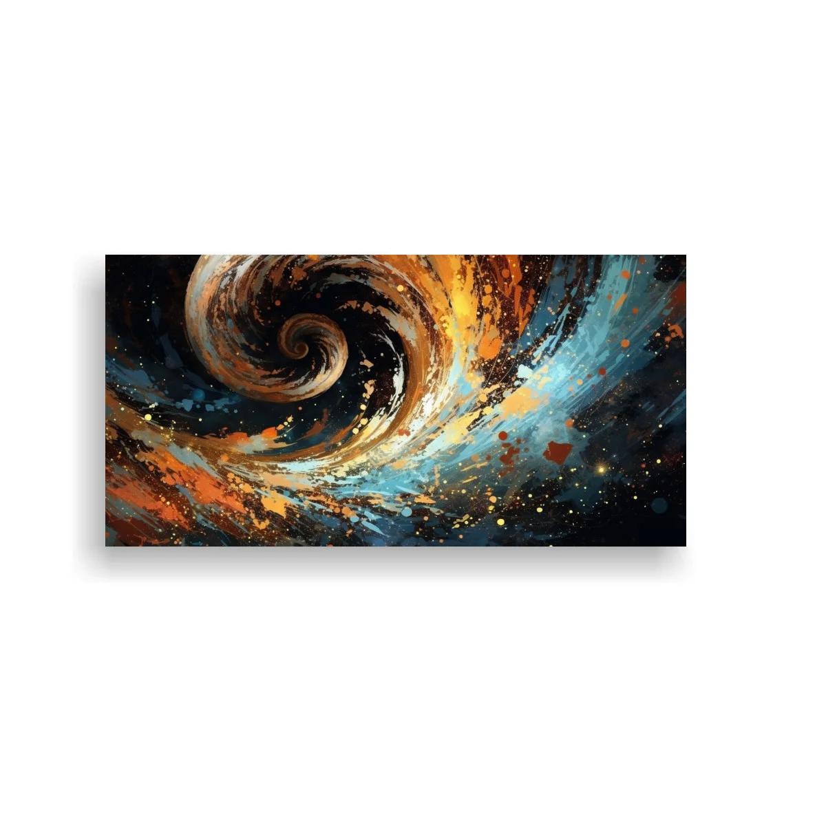 Cuadro remolino cósmico en espiral amplia — imagen principal