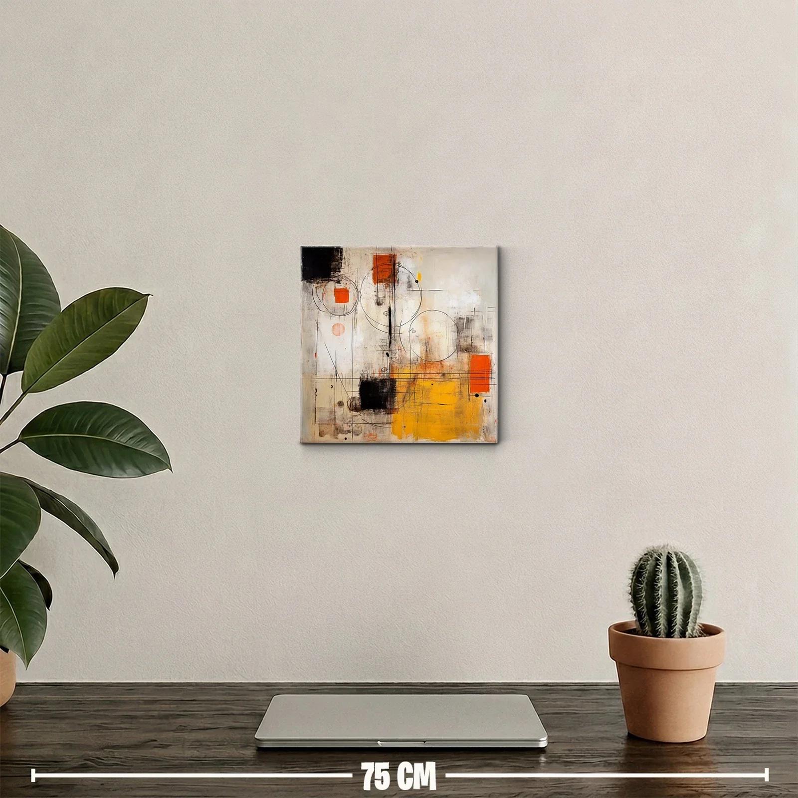 Composición abstracta con formas geométricas vibrantes — miniatura 2
