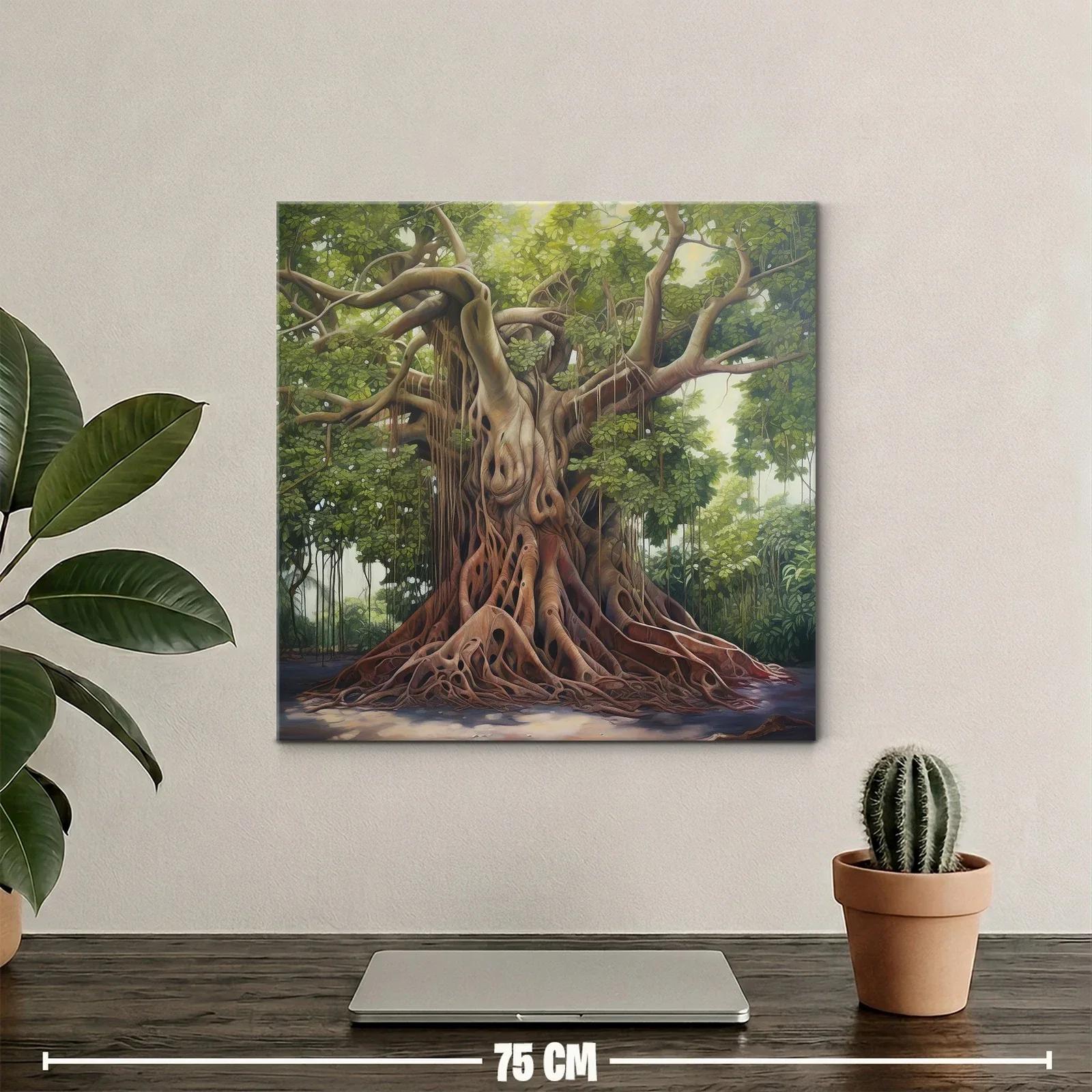 Majestuoso árbol antiguo lleno de vida y misterio natural — miniatura 2