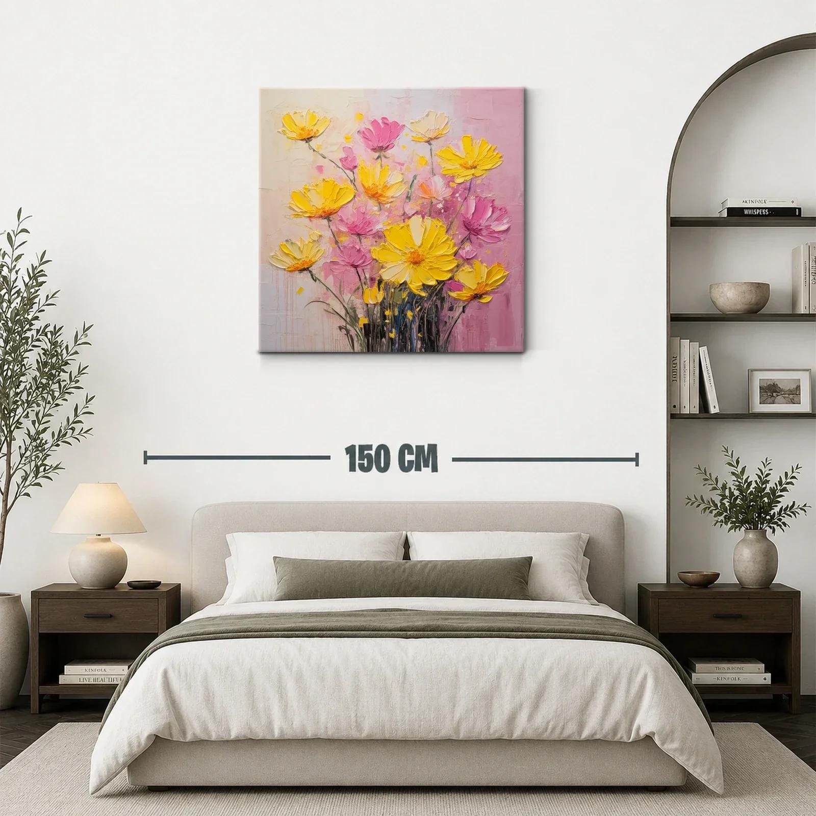 Armonioso ramo floral en tonos suaves y vibrantes — miniatura 3