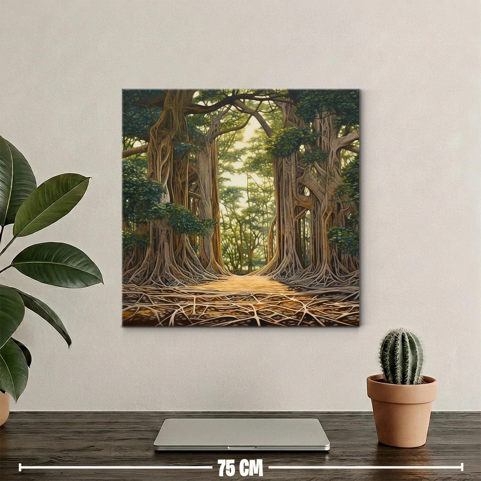 Camino entre raíces milenarias y vegetación exuberante — miniatura 2