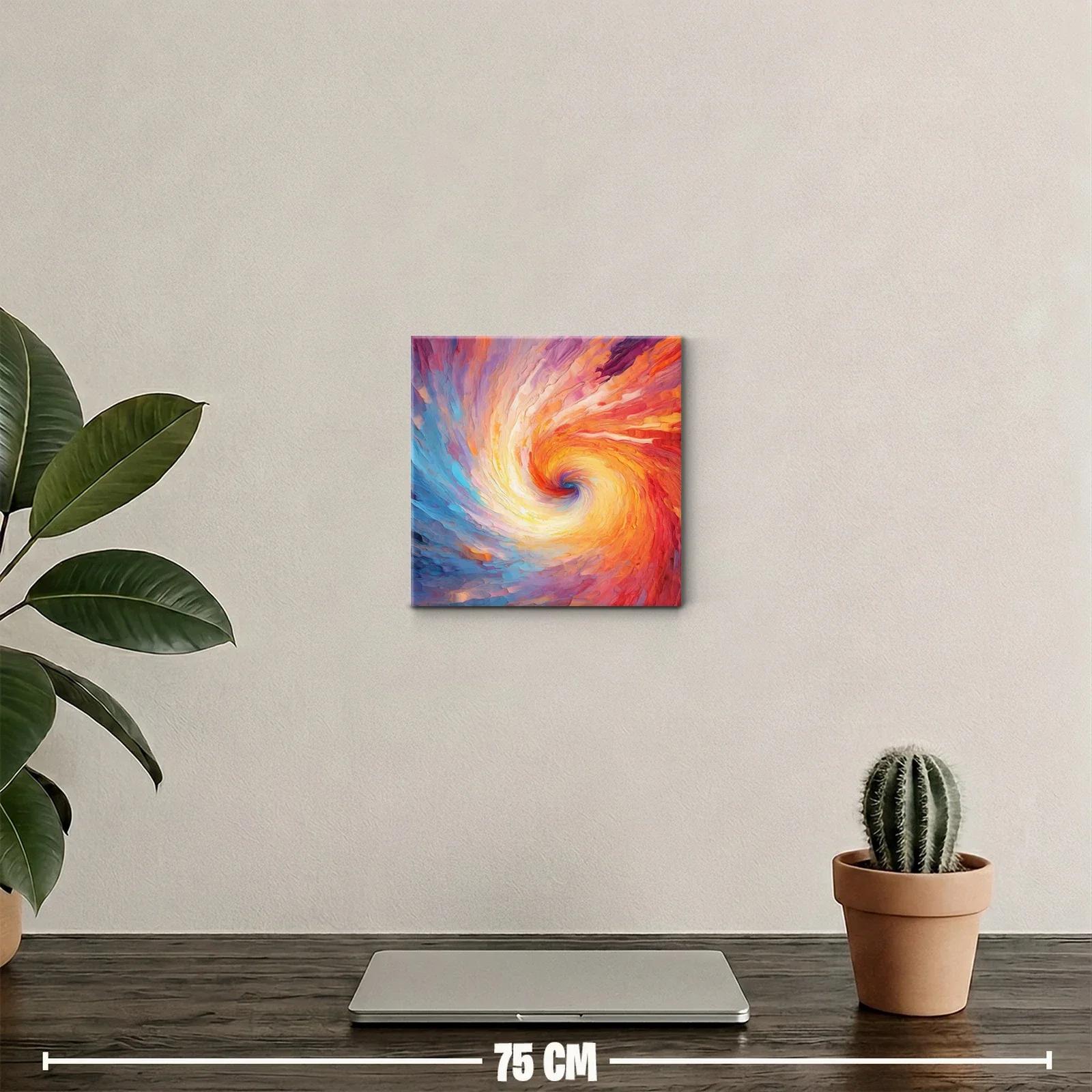 Torbellino de colores vibrantes en movimiento dinámico — miniatura 2