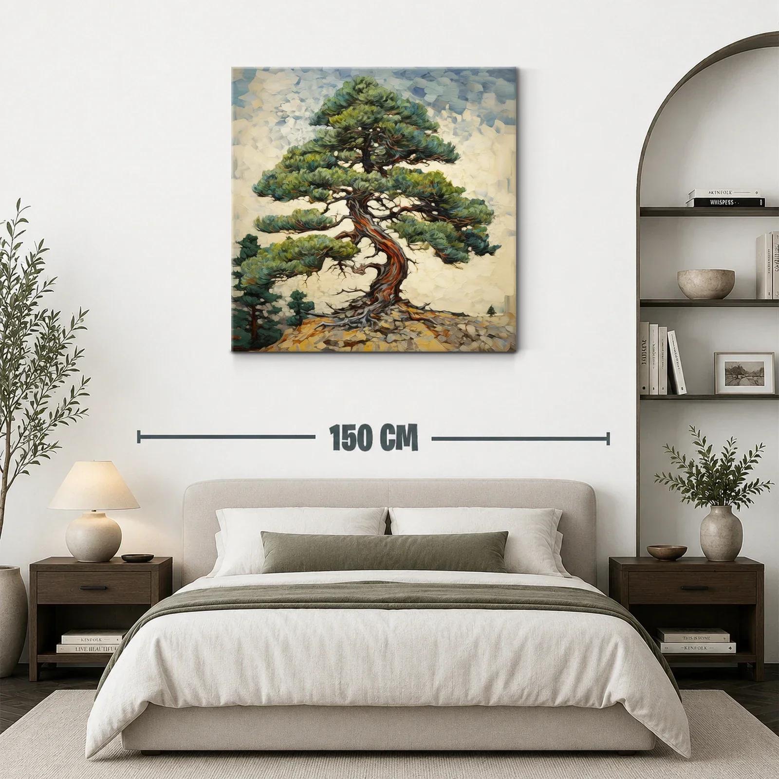 Árbol solitario con ramas extendidas en paisaje rocoso — miniatura 3