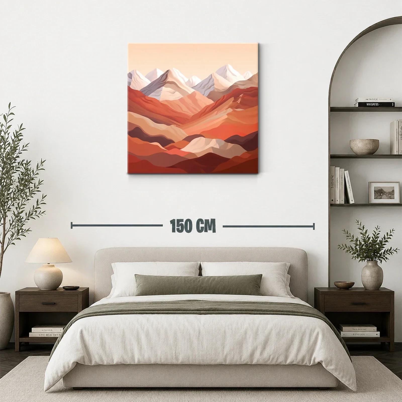 Paisaje Montañoso en Tonos Cálidos y Terrosos — miniatura 3