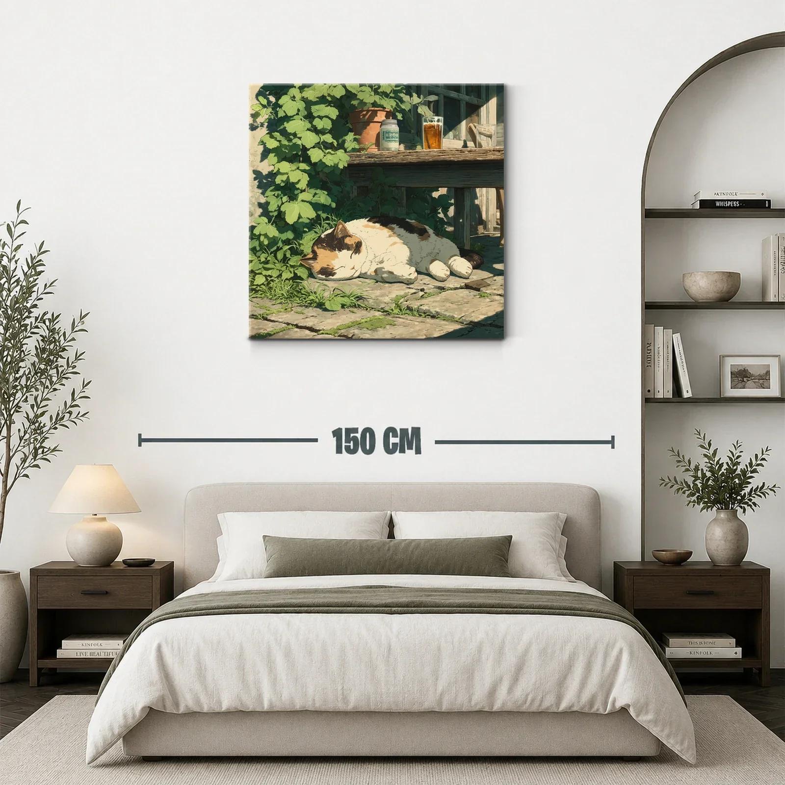 Tranquilidad felina bajo la cálida luz del sol — miniatura 3