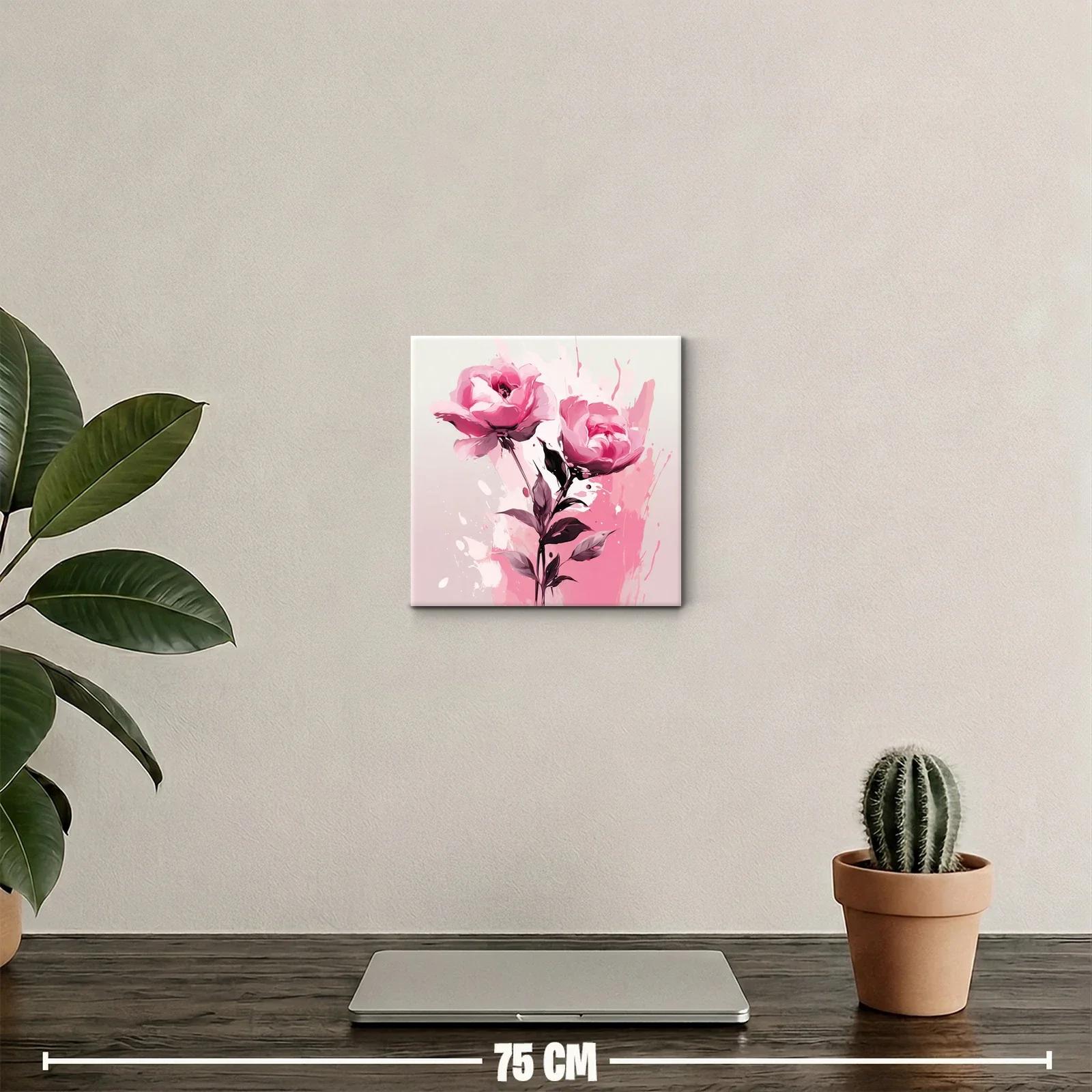 Elegancia floral con rosas en tonos rosas vibrantes — miniatura 2