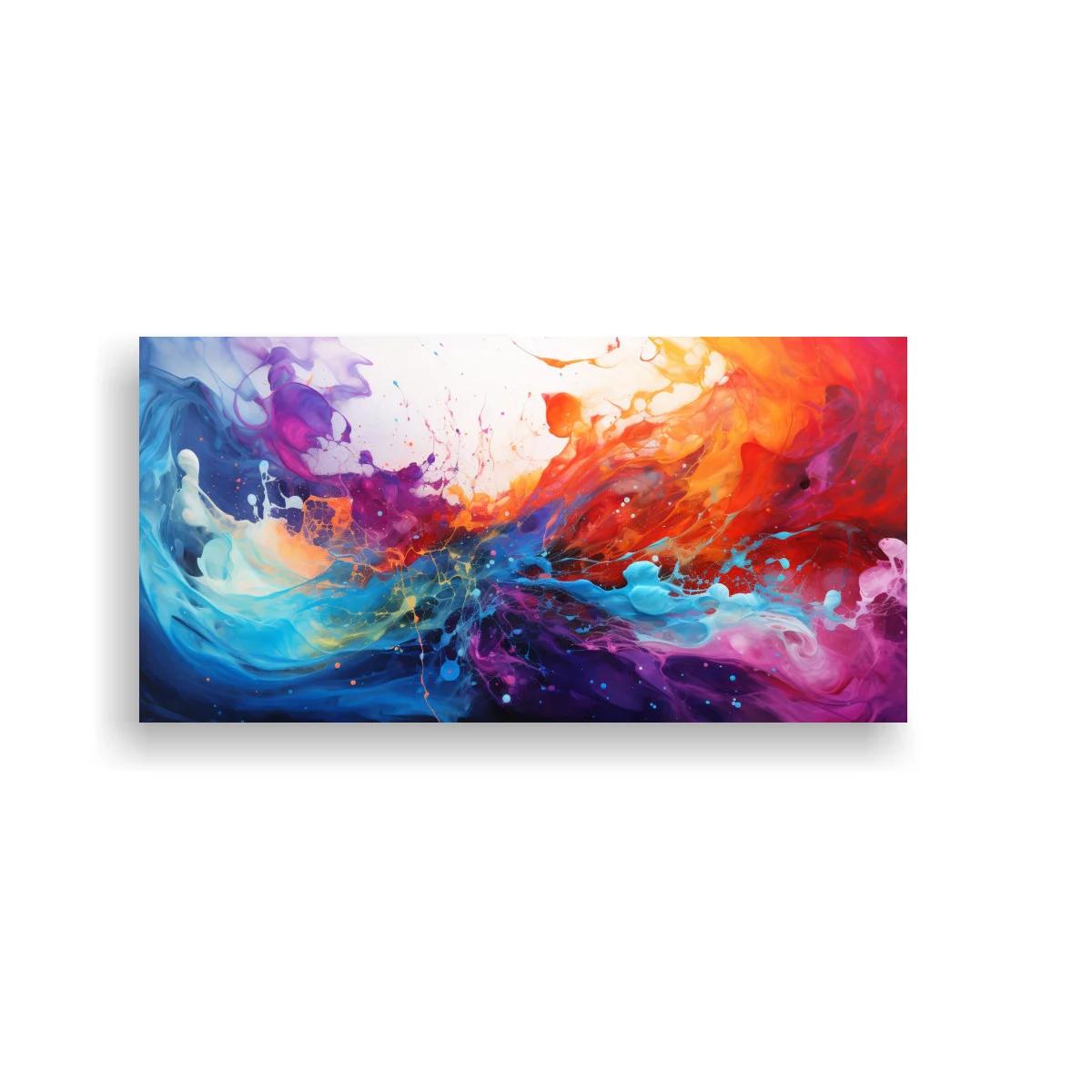 Cuadro explosión de color panorámica — imagen principal