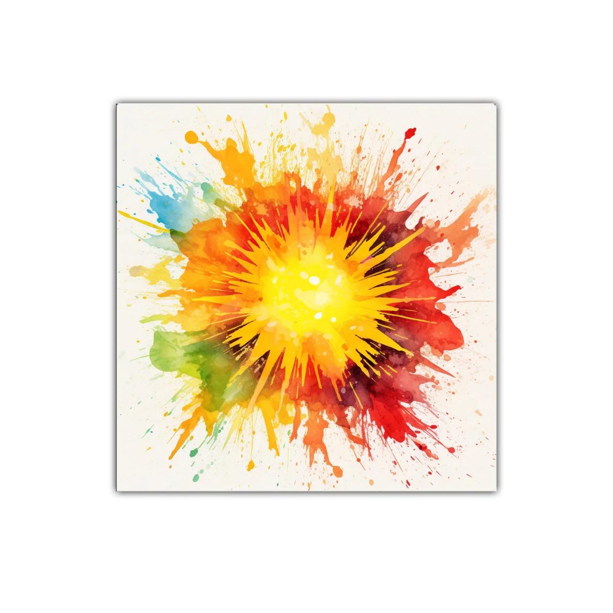 Explosión de color vibrante para interiores llenos de energía — miniatura 1