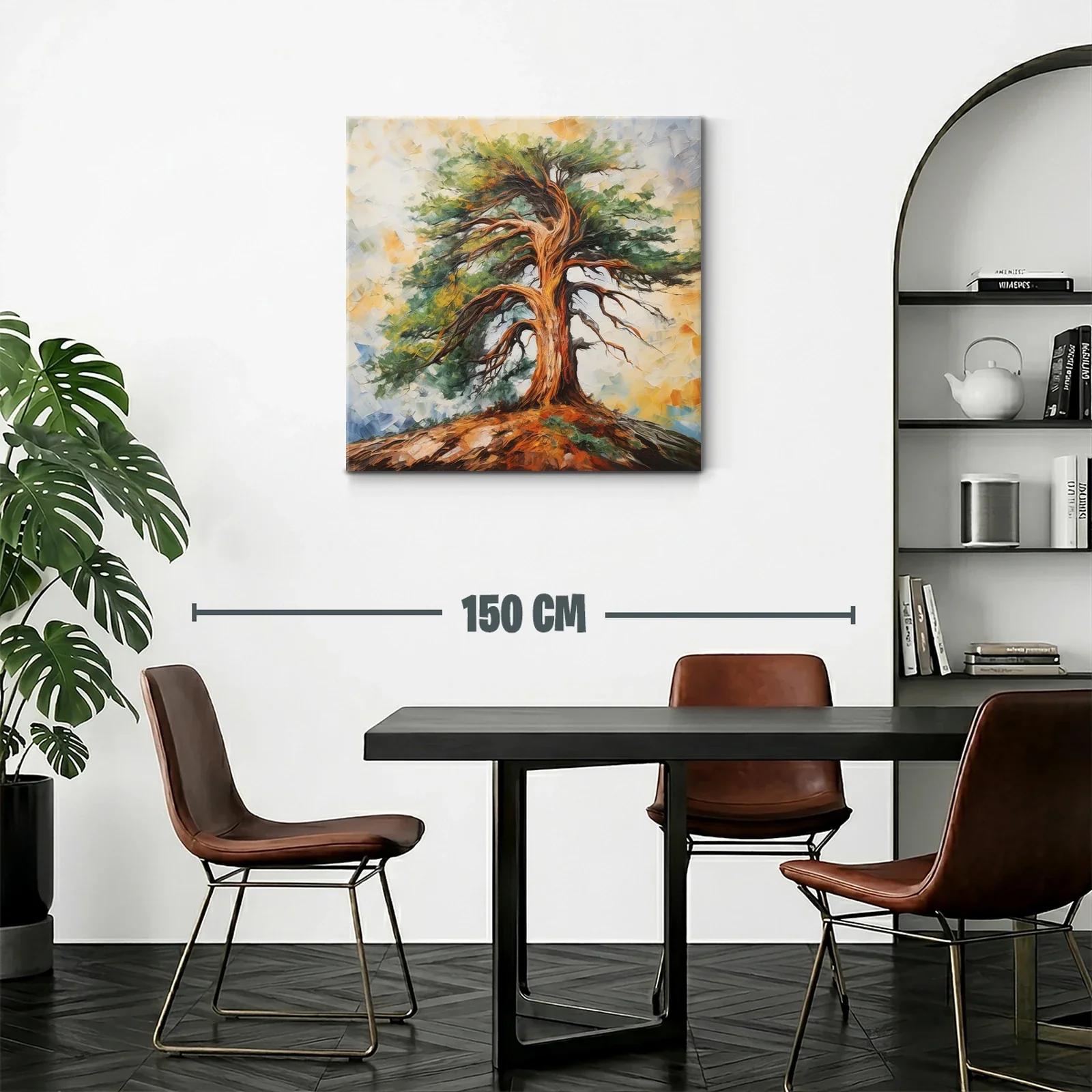 Árbol solitario en paisaje vibrante y natural — miniatura 2