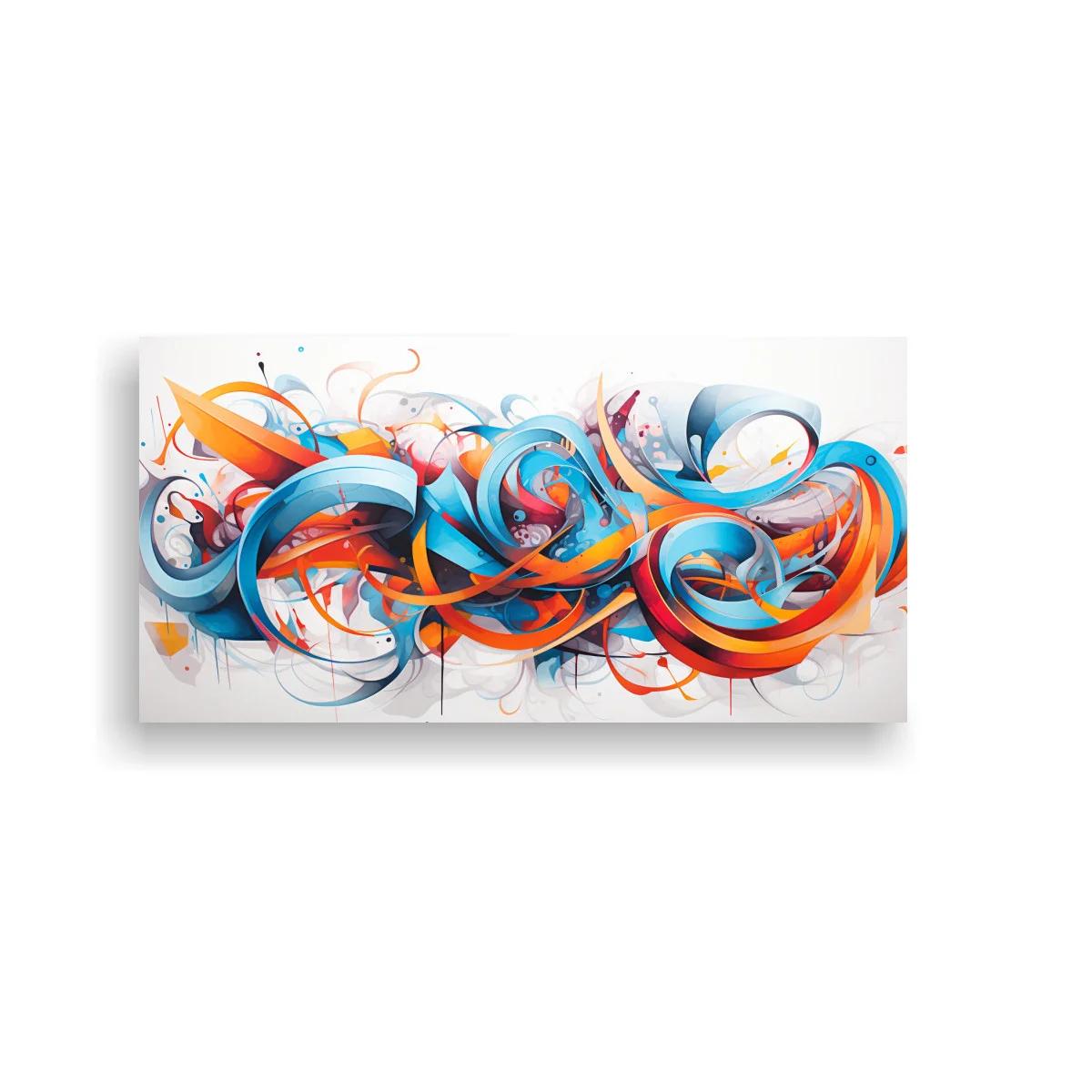Cuadro remolinos abstractos de cintas entrelazadas — imagen principal