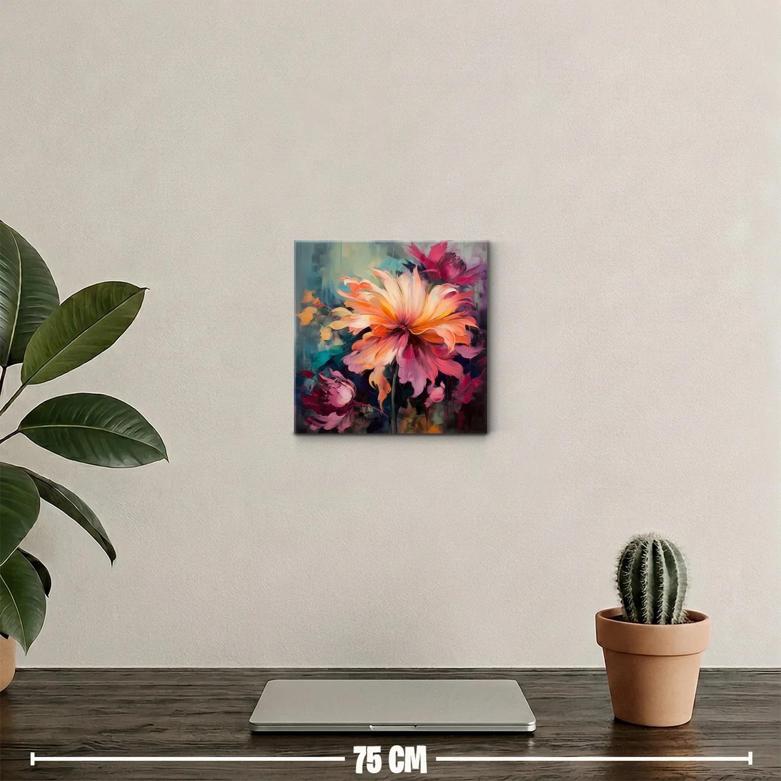 Cuadro decorativo de flor vibrante y delicada — miniatura 2