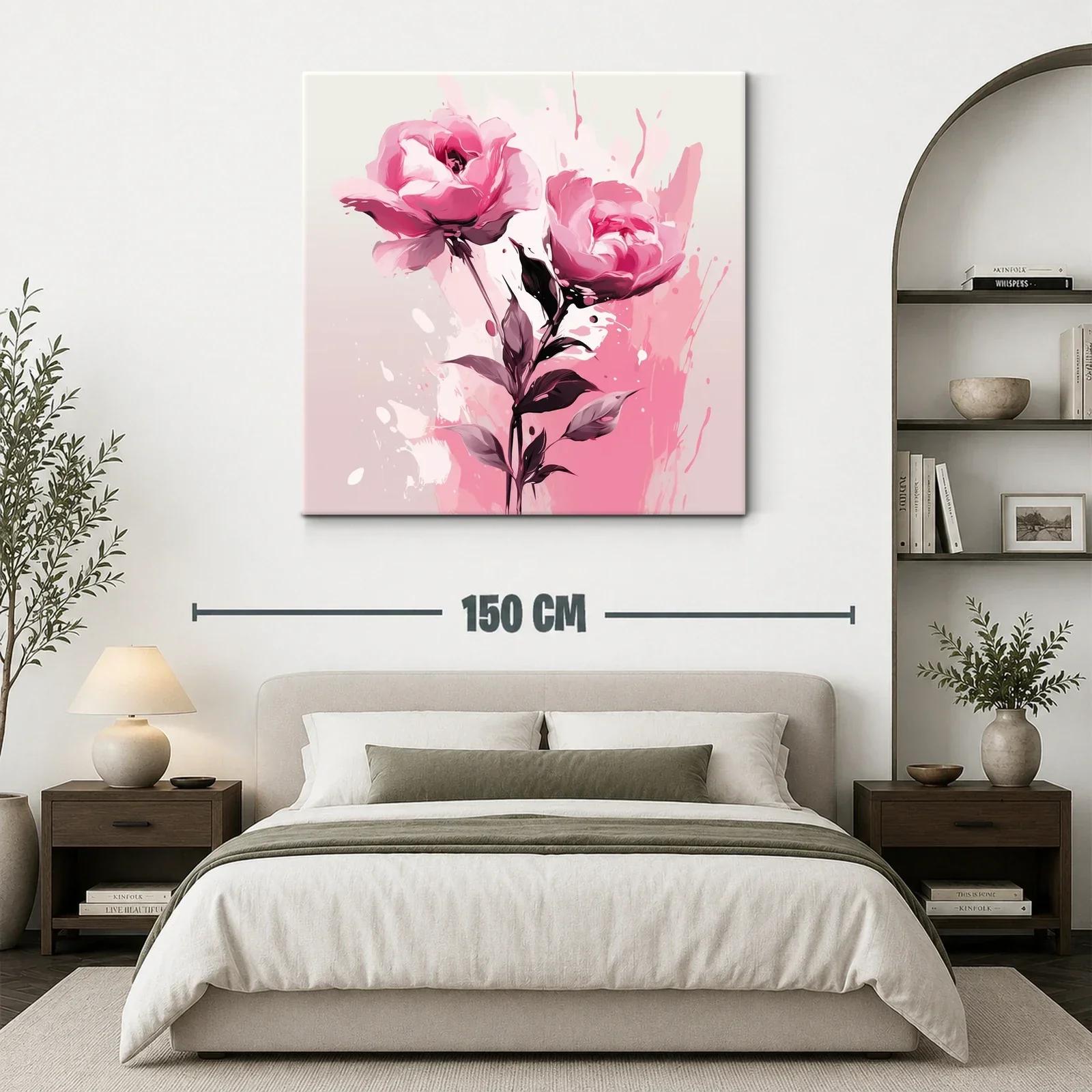 Elegancia floral con rosas en tonos rosas vibrantes — miniatura 3