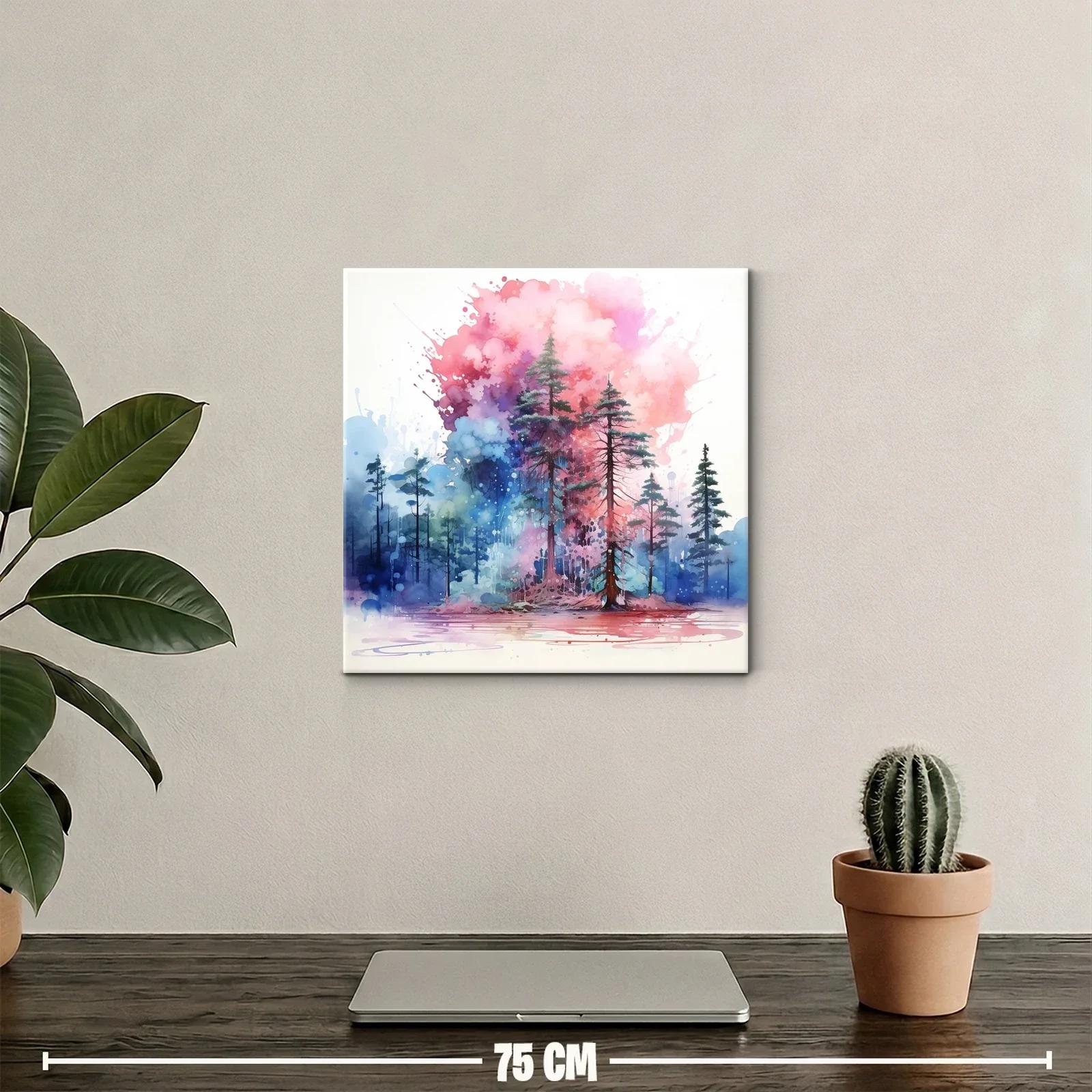 Bosque de ensueño con tonos vibrantes y mágicos — miniatura 2