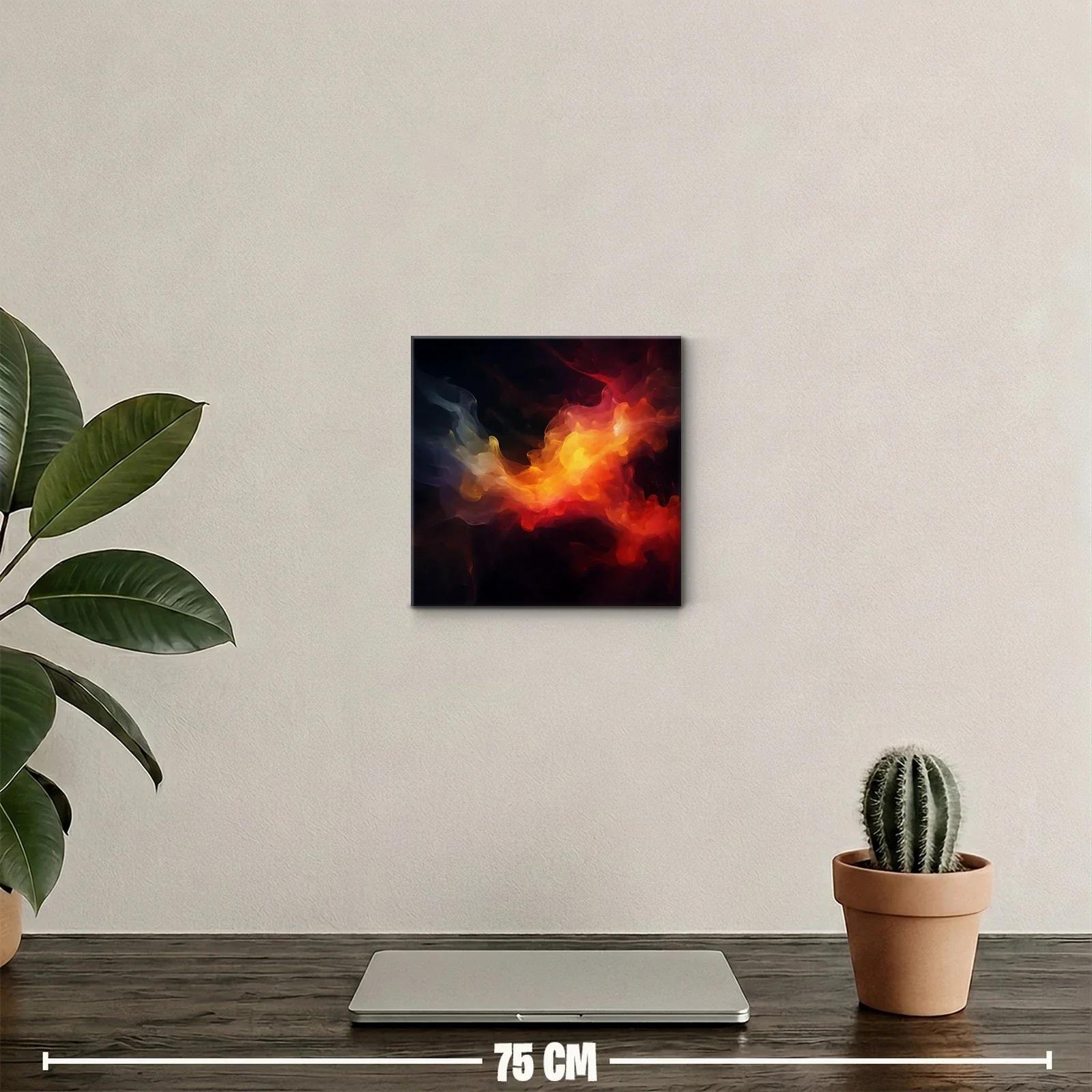 Explosión de colores cálidos y vibrantes en movimiento abstracto — miniatura 2