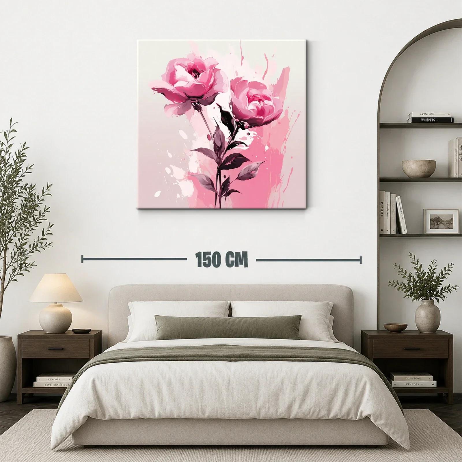 Elegancia floral con rosas en tonos rosas vibrantes — miniatura 3