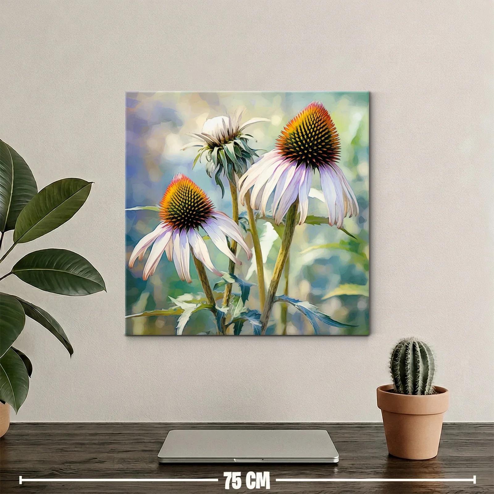 Flores vibrantes con toques cálidos y sutiles tonos pastel — miniatura 2