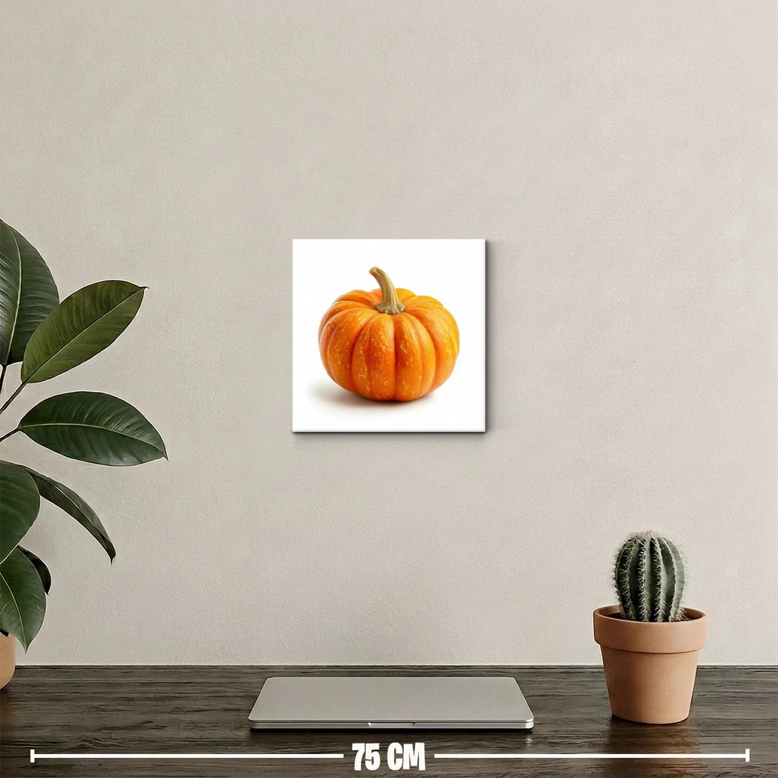 Cuadro decorativo de calabaza vibrante y natural — miniatura 2